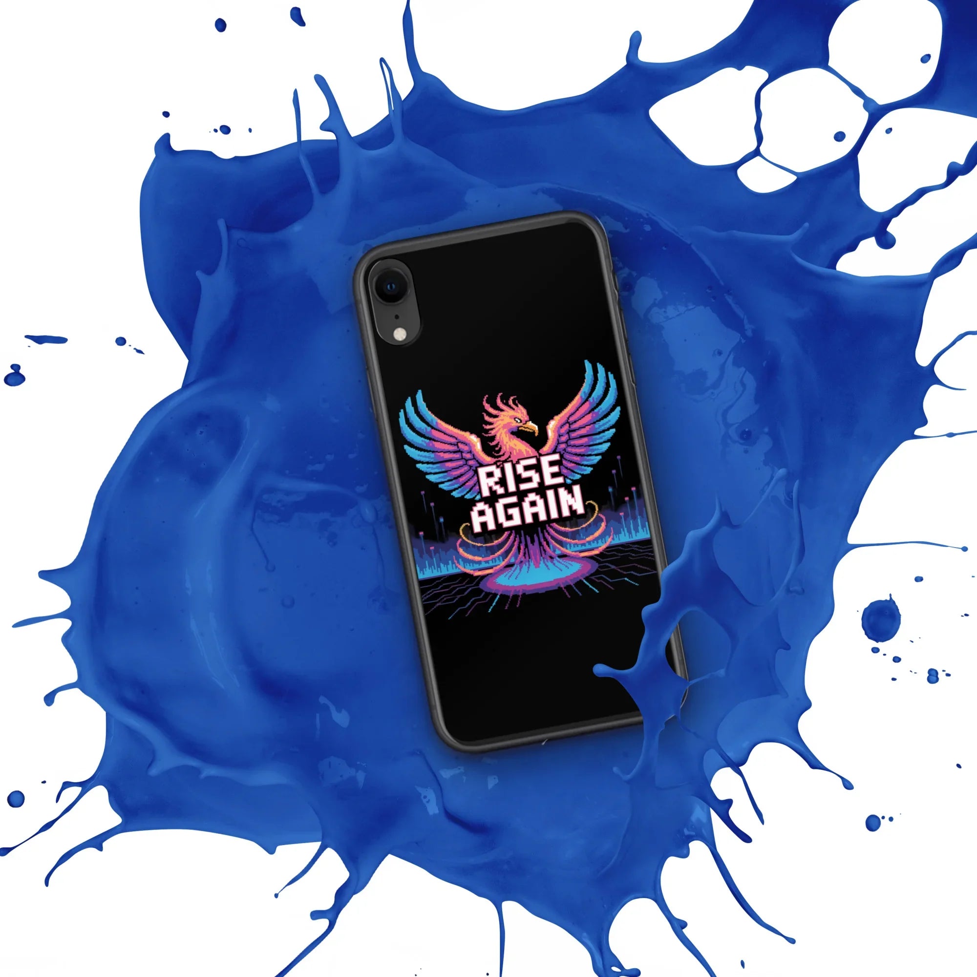 Rise Again Phoenix Pixel Gaming Phone Case - RaZits