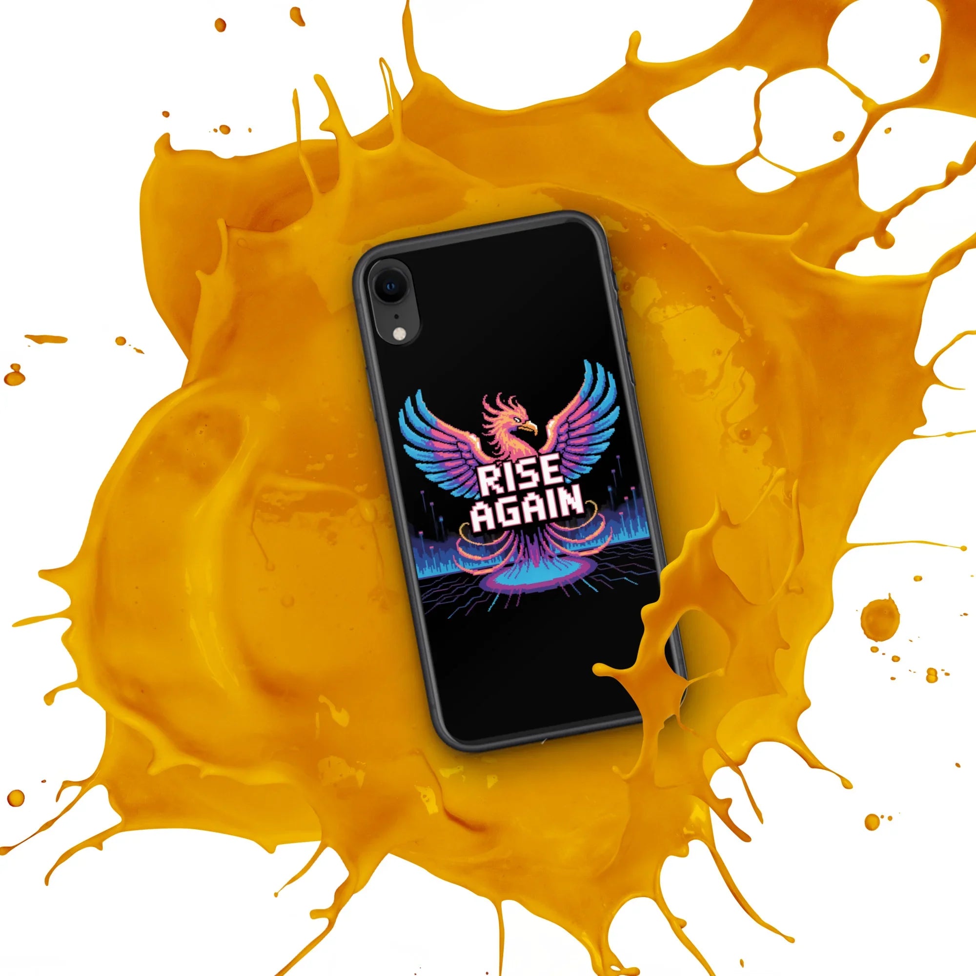 Rise Again Phoenix Pixel Gaming Phone Case - RaZits