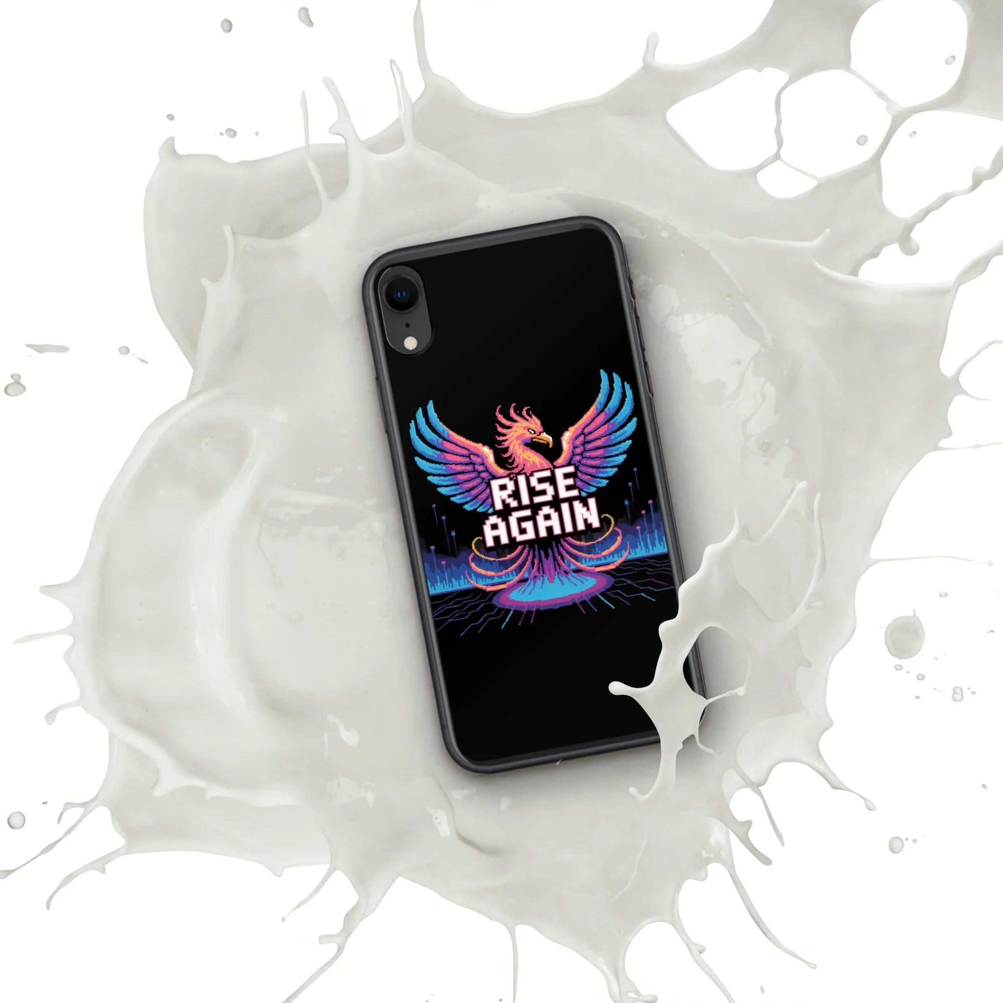 Rise Again Phoenix Pixel Gaming Phone Case - RaZits