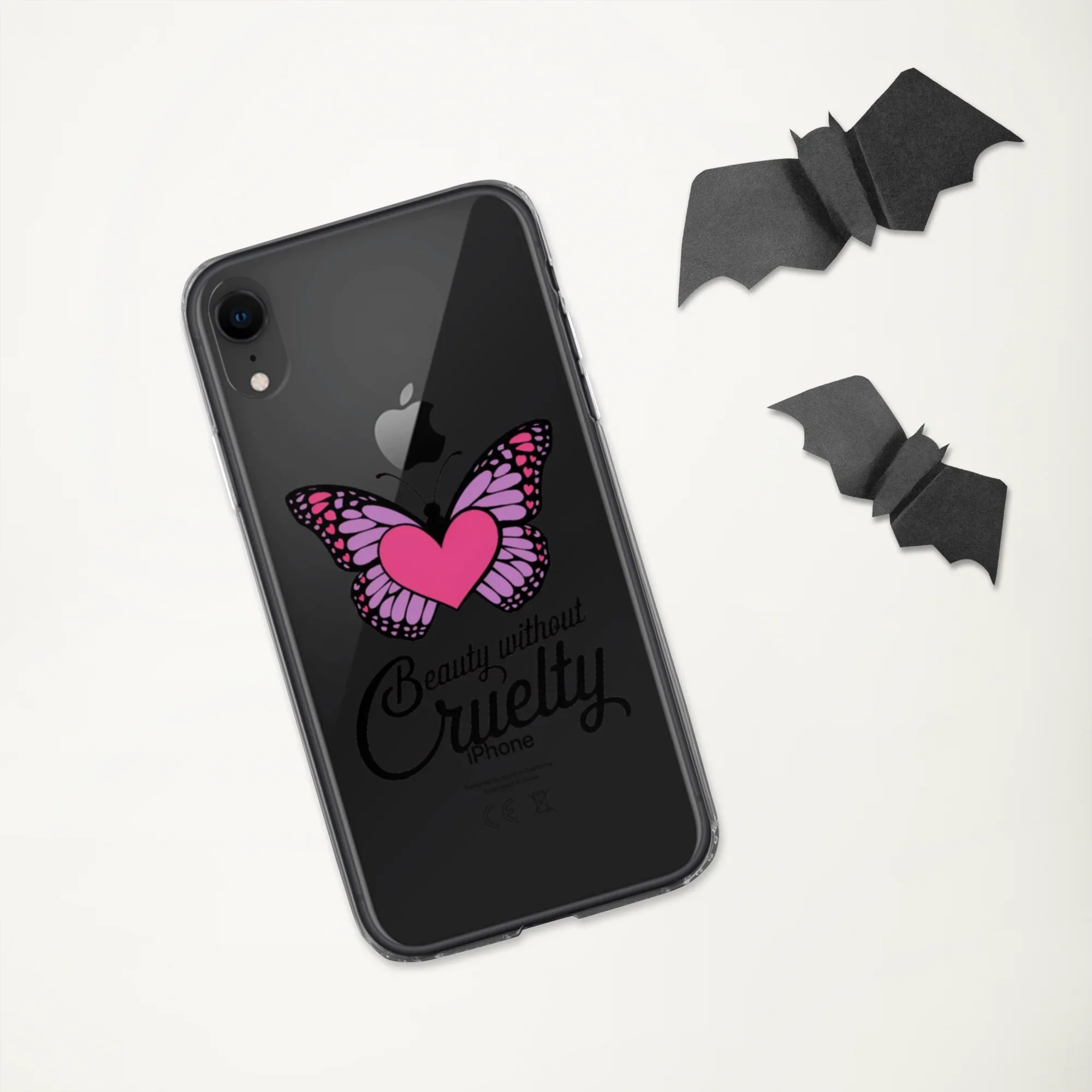 Beauty Without Cruelty Sticker – Pink & Purple Butterfly Decal - RaZits