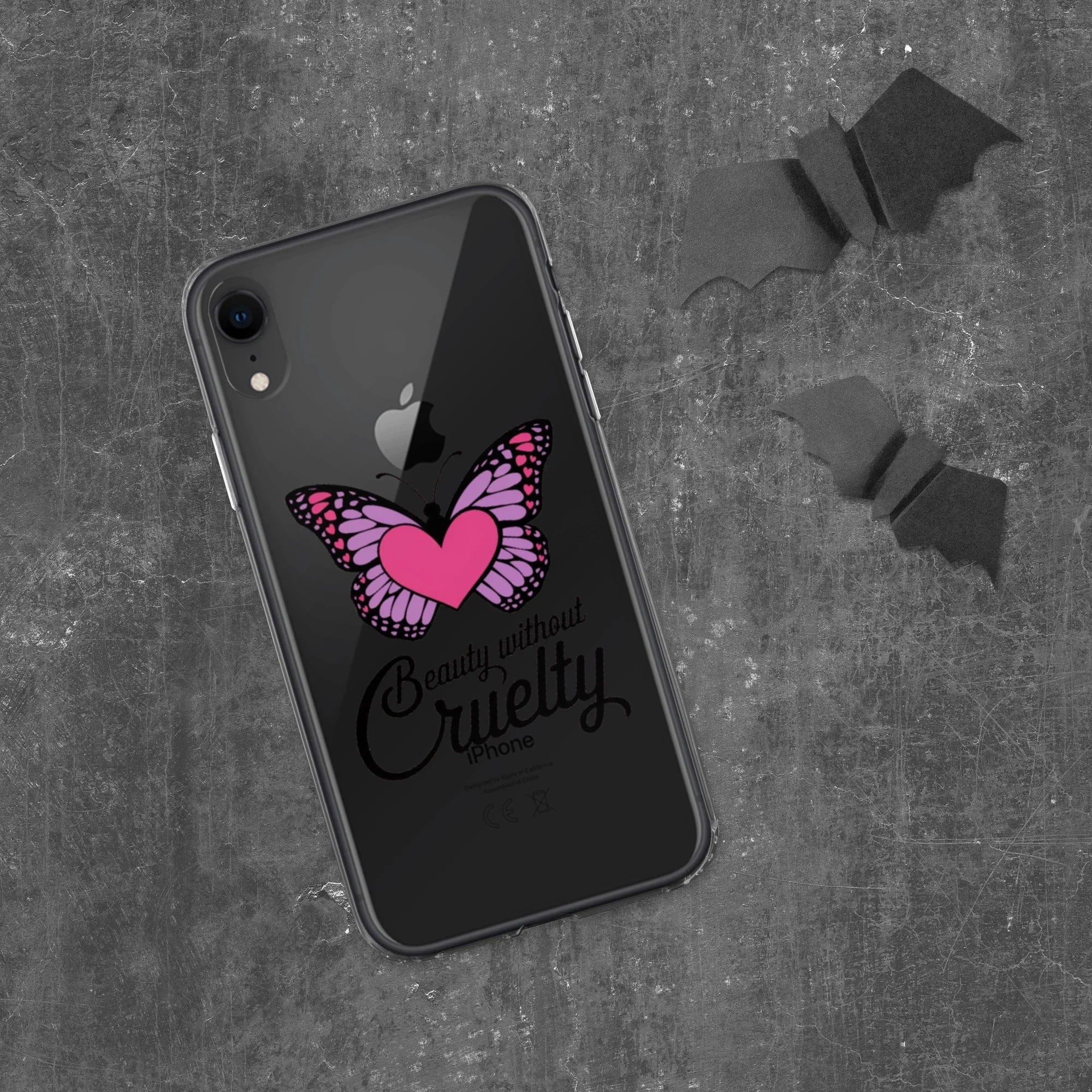 Beauty Without Cruelty Sticker – Pink & Purple Butterfly Decal - RaZits