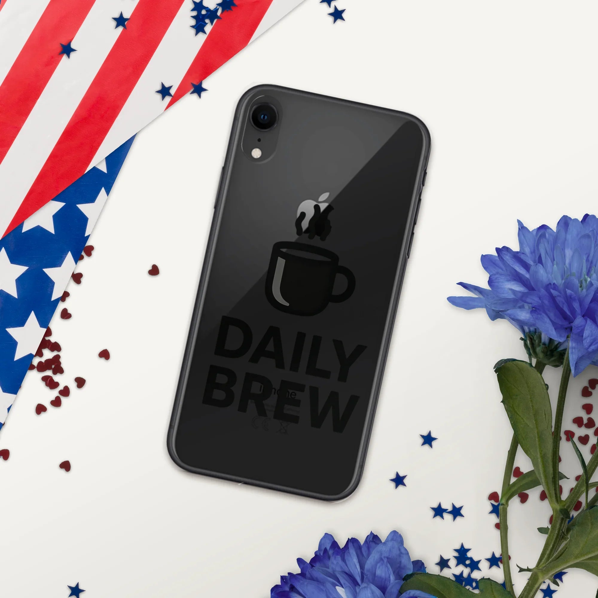 Daily Brew Phone Case – Bold Black Mug Design - RaZits