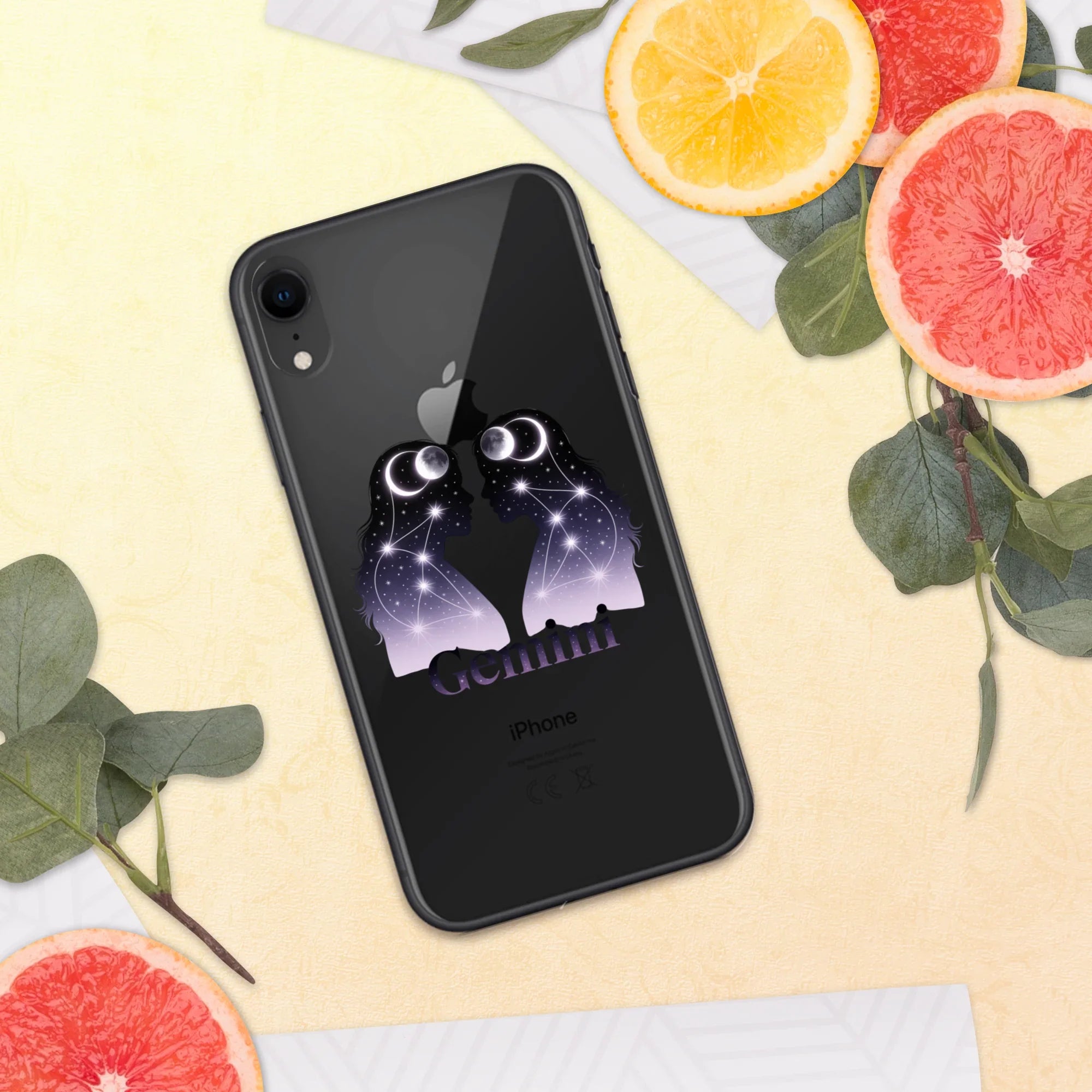 Gemini iPhone Case – Twin Lunar Reflections - RaZits