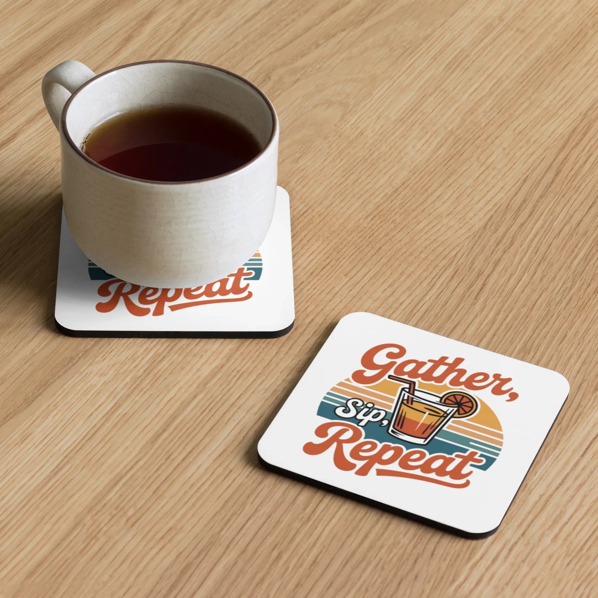 Gather, Sip, Repeat Coaster - RaZits
