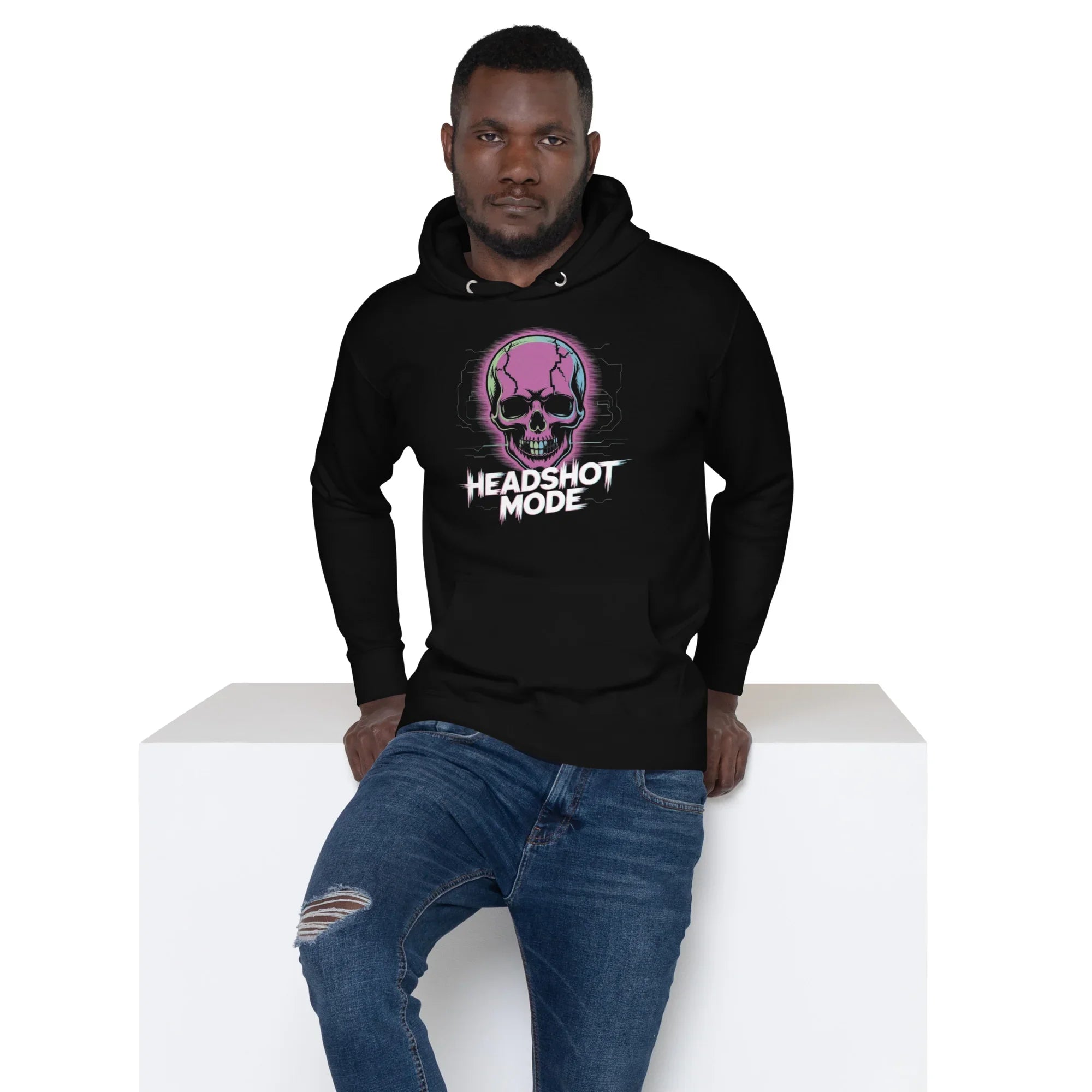 Cyberpunk Hoodie – Neon Skull Gaming Hoodie for Esports Players - RaZits