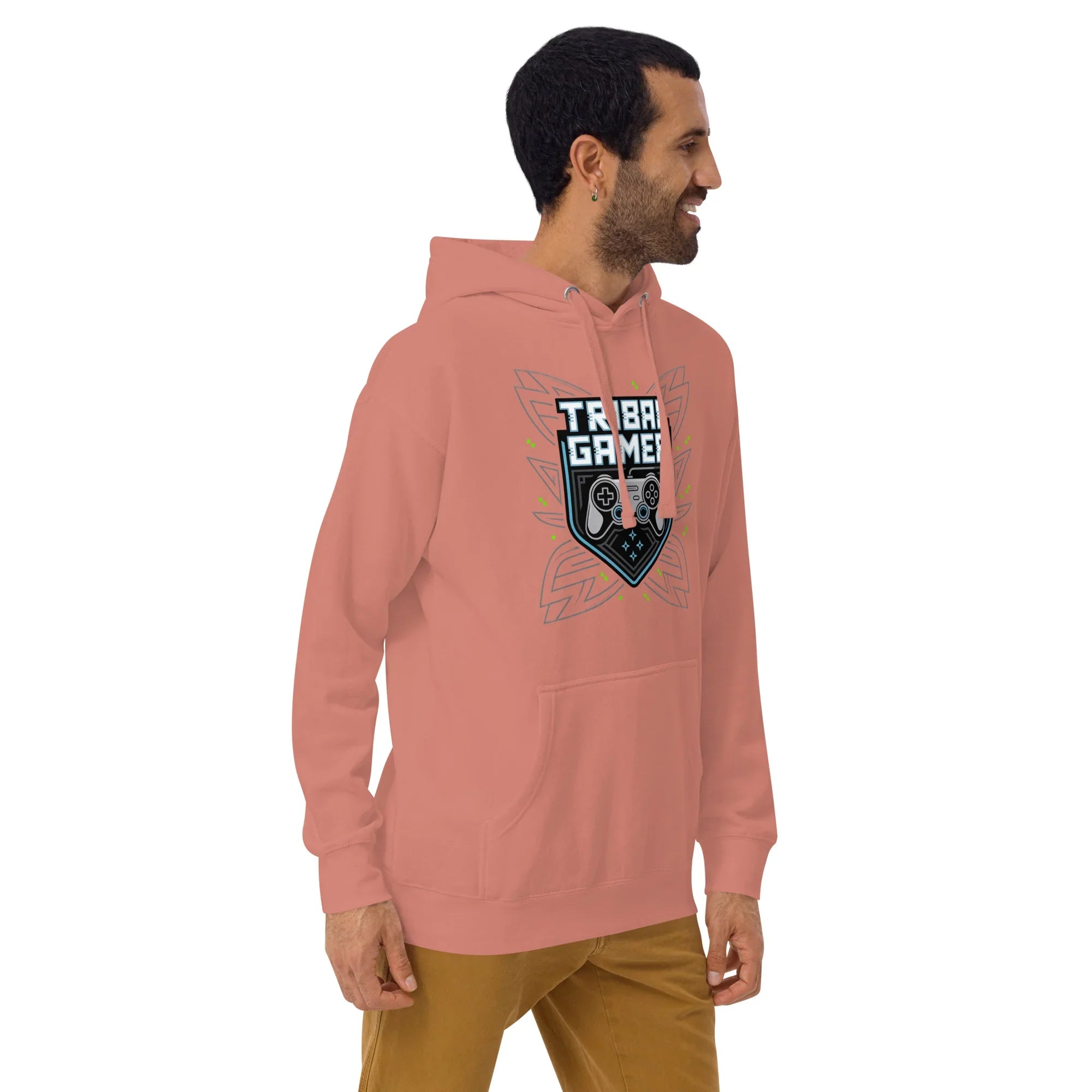 Tribal Gamer Hoodie – Esports Gaming Hoodie with Controller Crest Design - RaZits