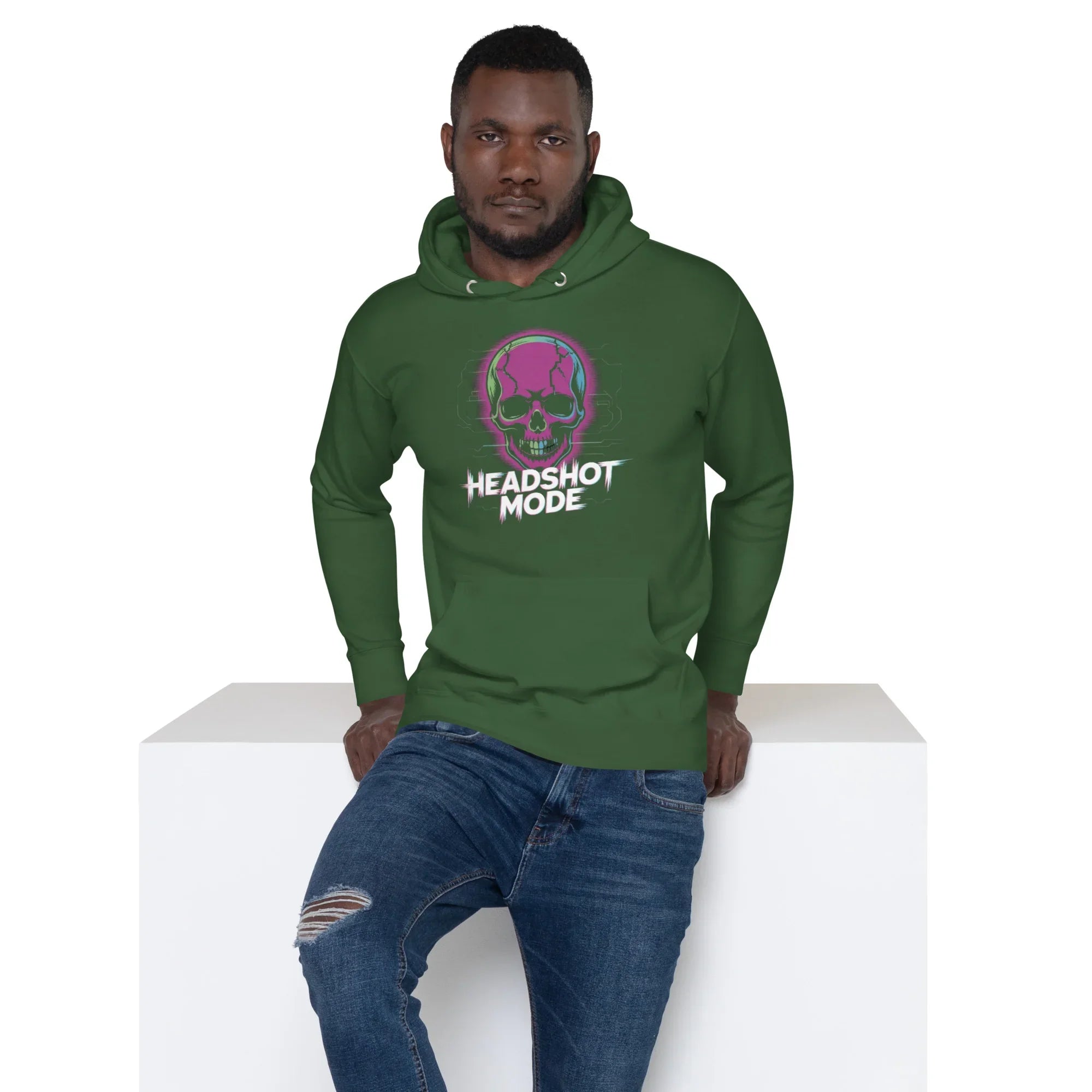 Cyberpunk Hoodie – Neon Skull Gaming Hoodie for Esports Players - RaZits