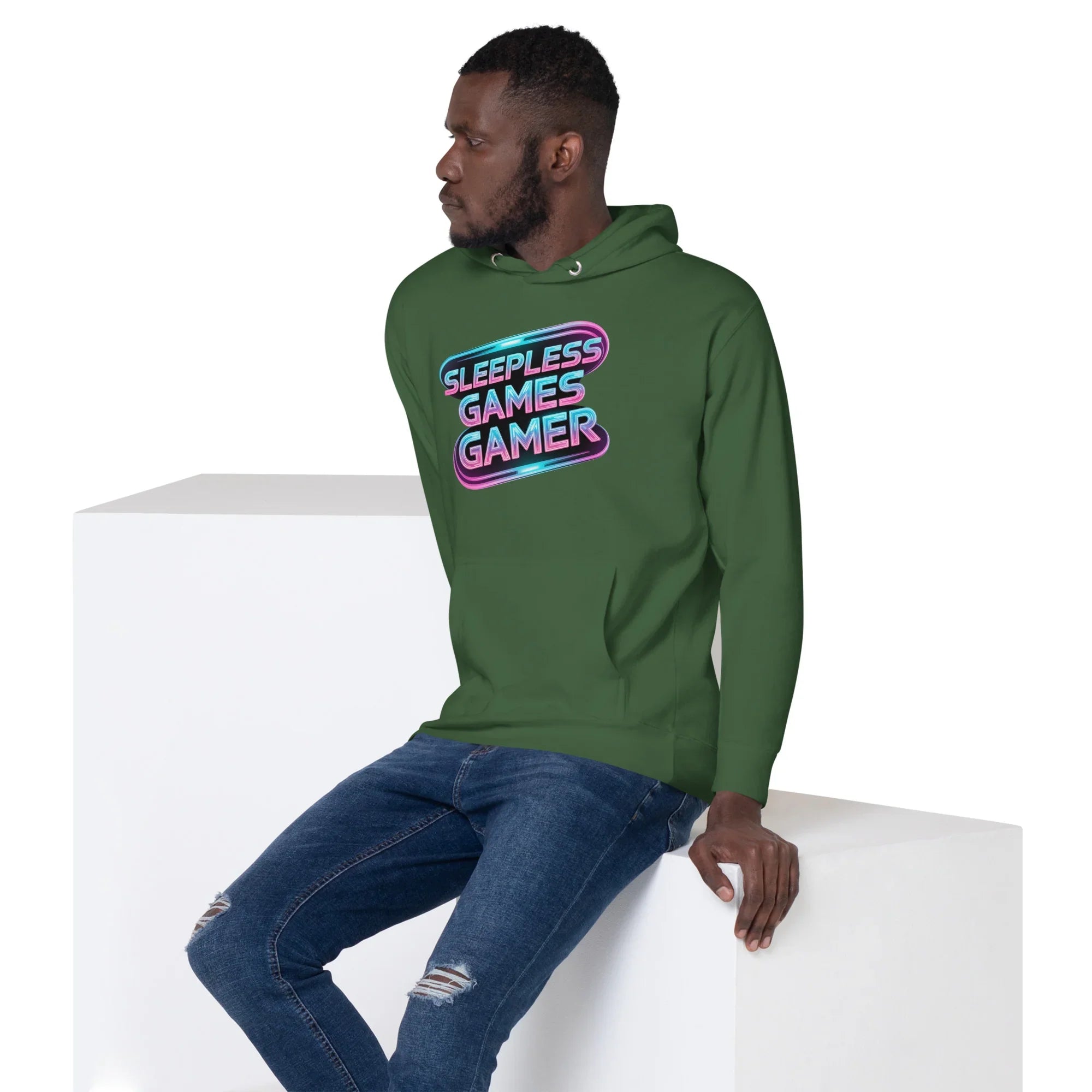 Sleepless Games Gamer Neon Hoodie - RaZits