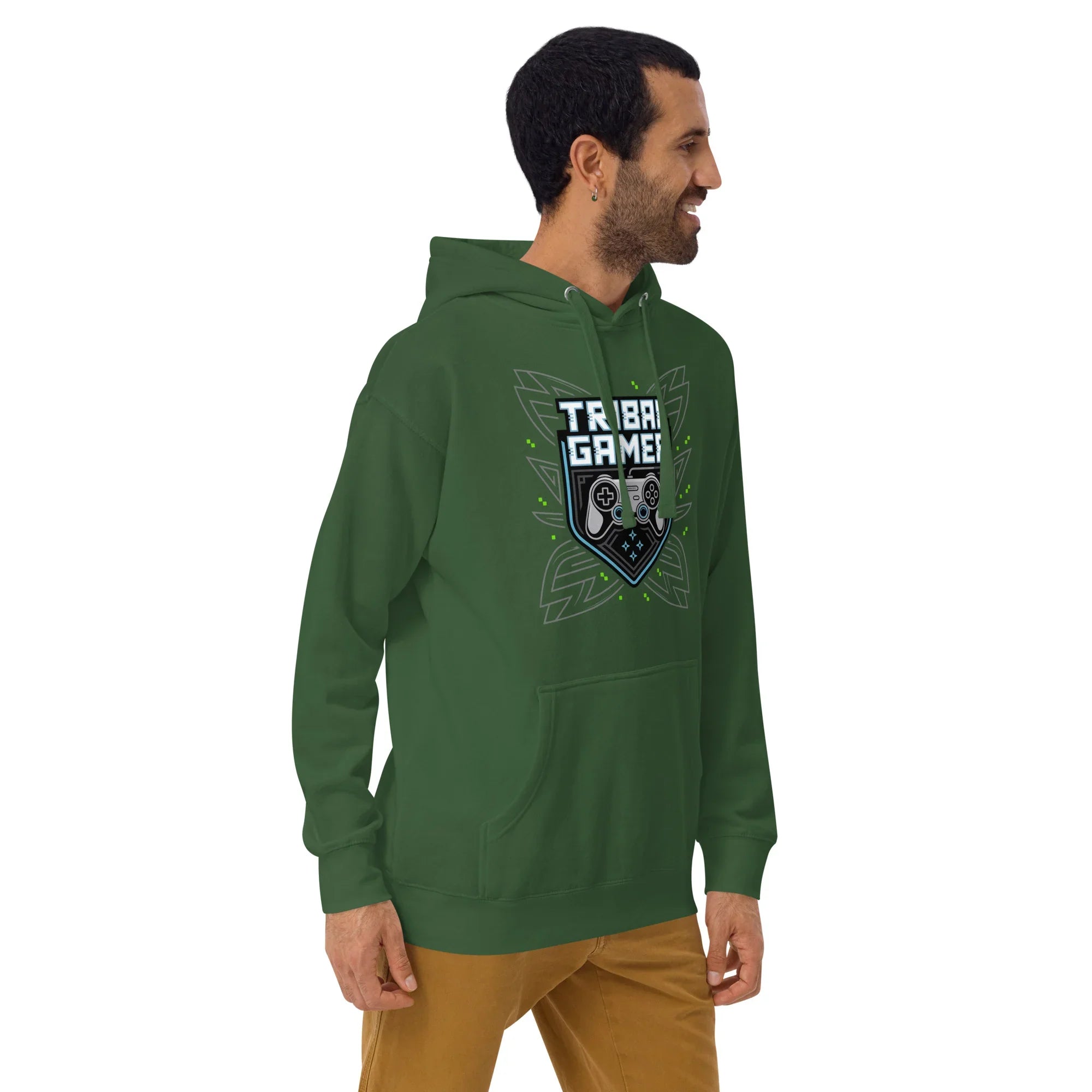Tribal Gamer Hoodie – Esports Gaming Hoodie with Controller Crest Design - RaZits