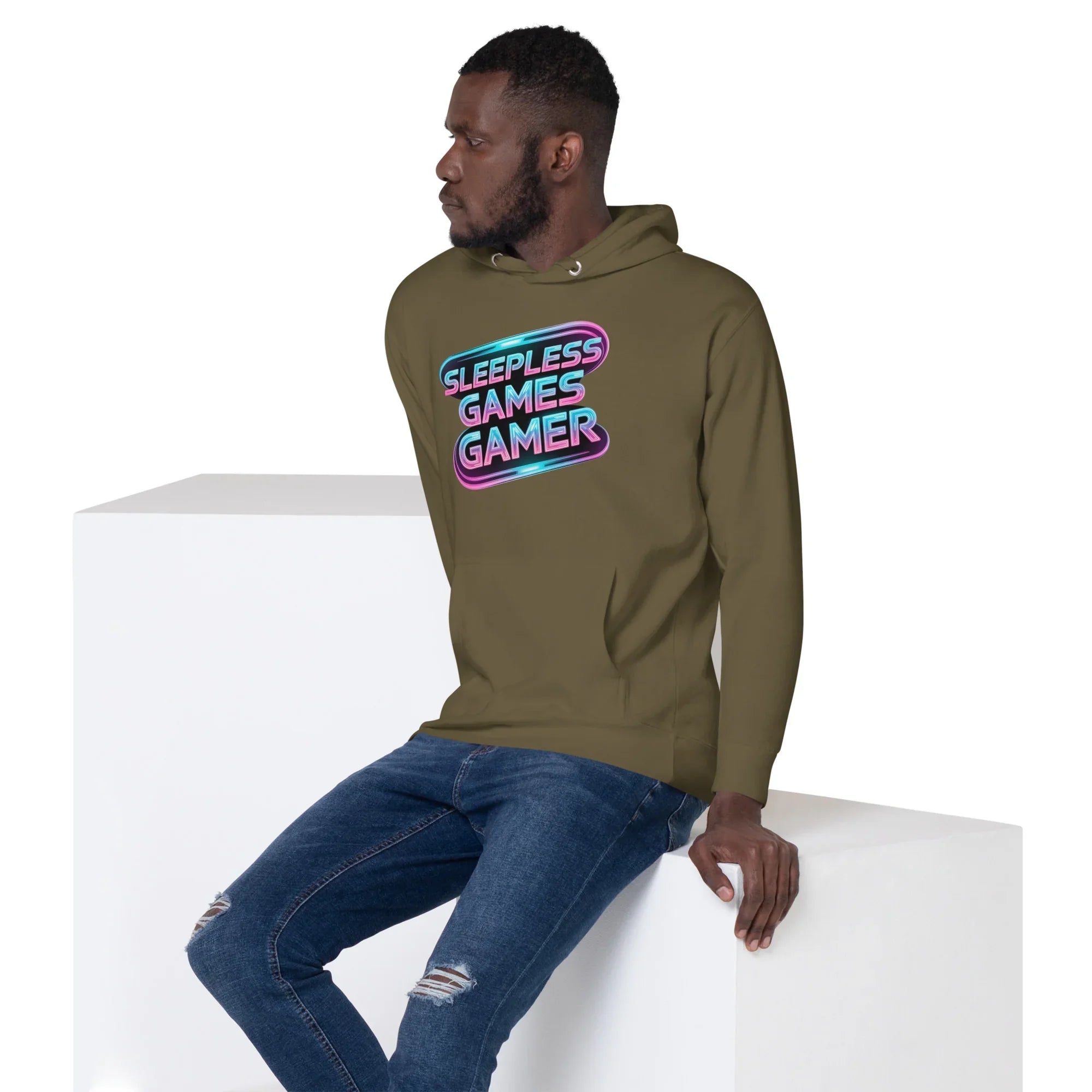 Sleepless Games Gamer Neon Hoodie - RaZits