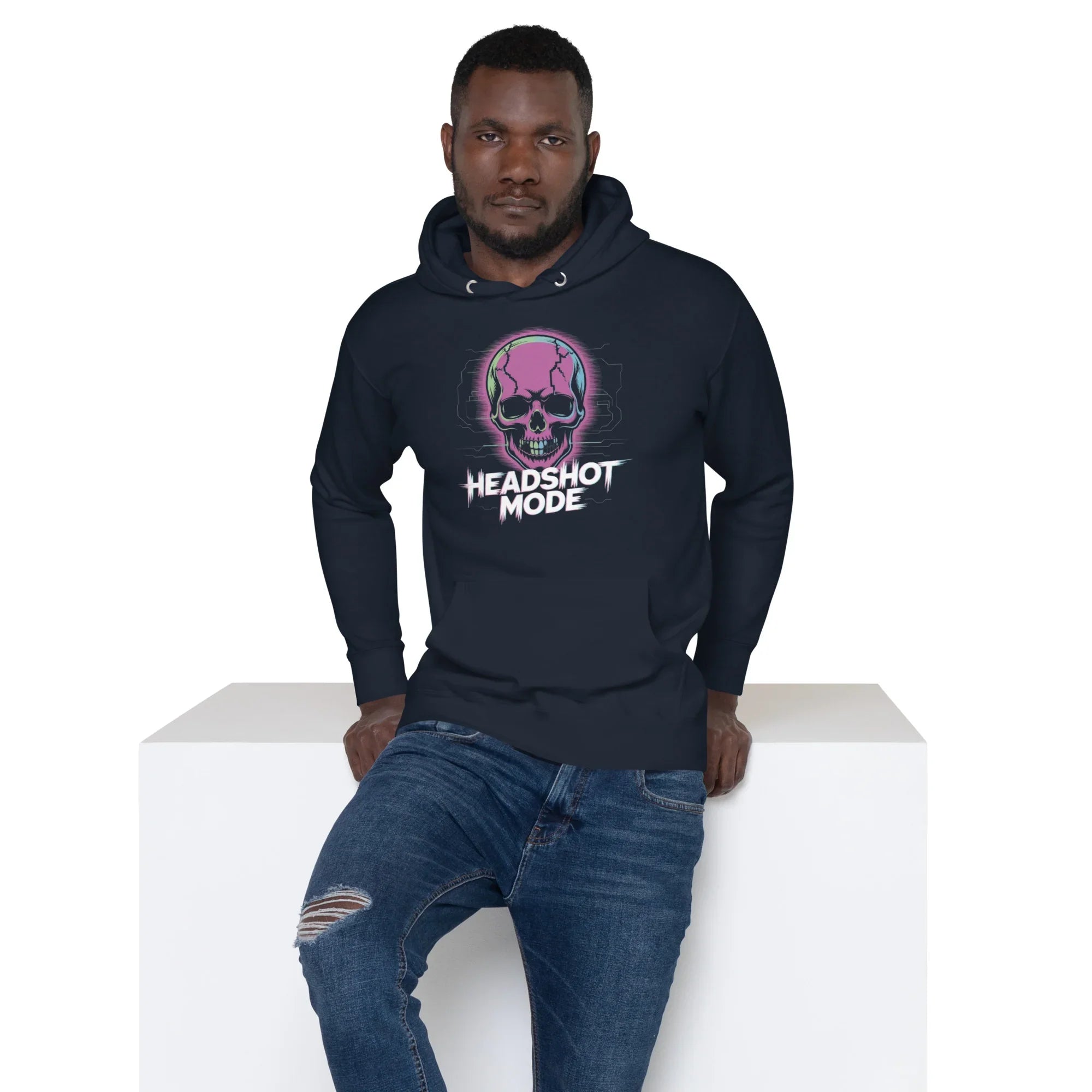 Cyberpunk Hoodie – Neon Skull Gaming Hoodie for Esports Players - RaZits