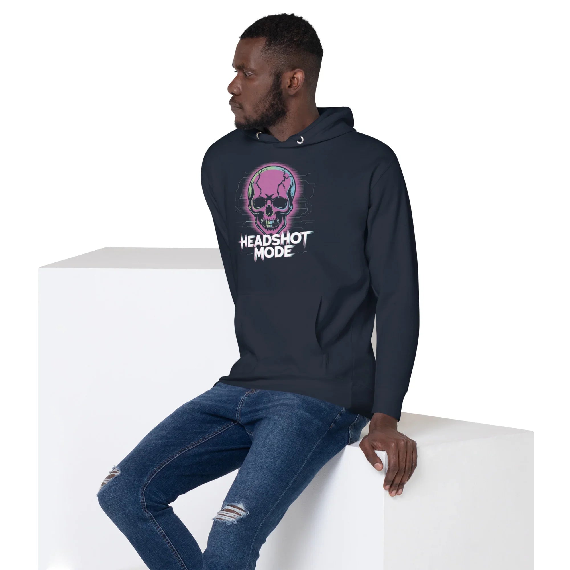 Cyberpunk Hoodie – Neon Skull Gaming Hoodie for Esports Players - RaZits