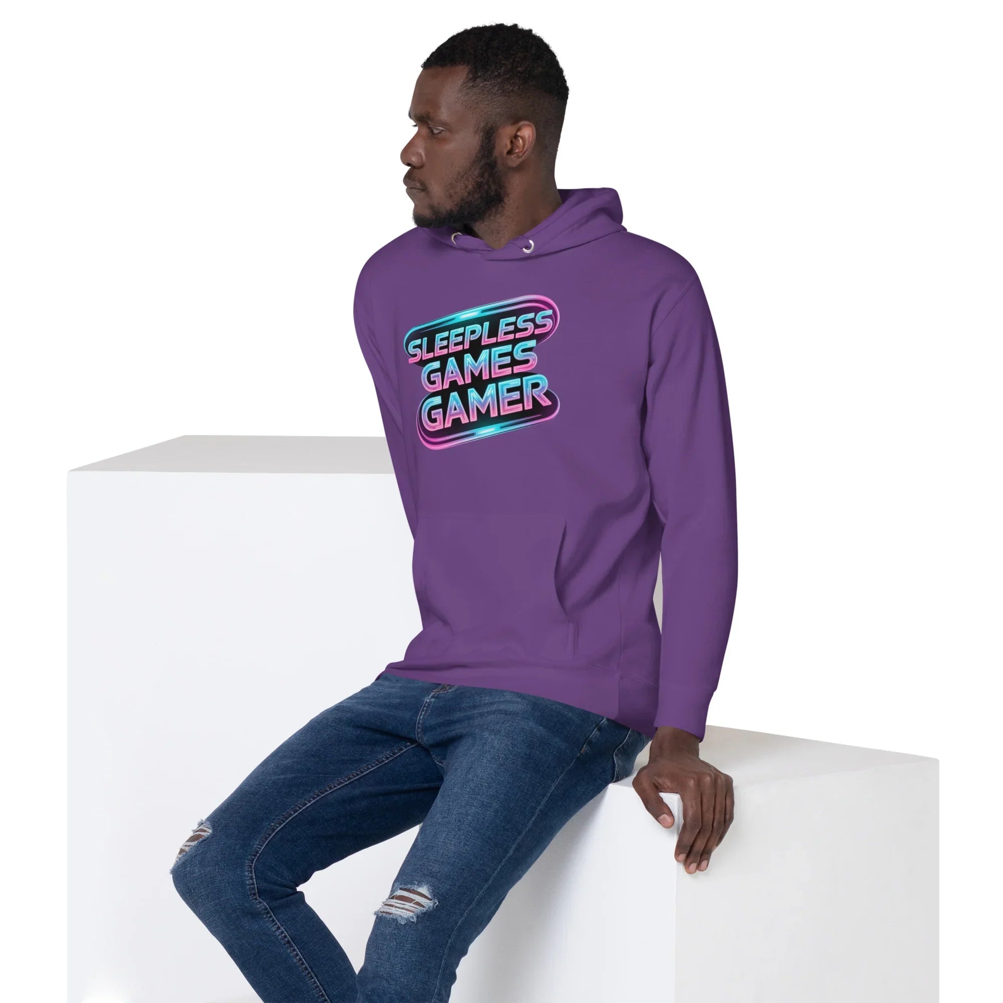 Sleepless Games Gamer Neon Hoodie - RaZits