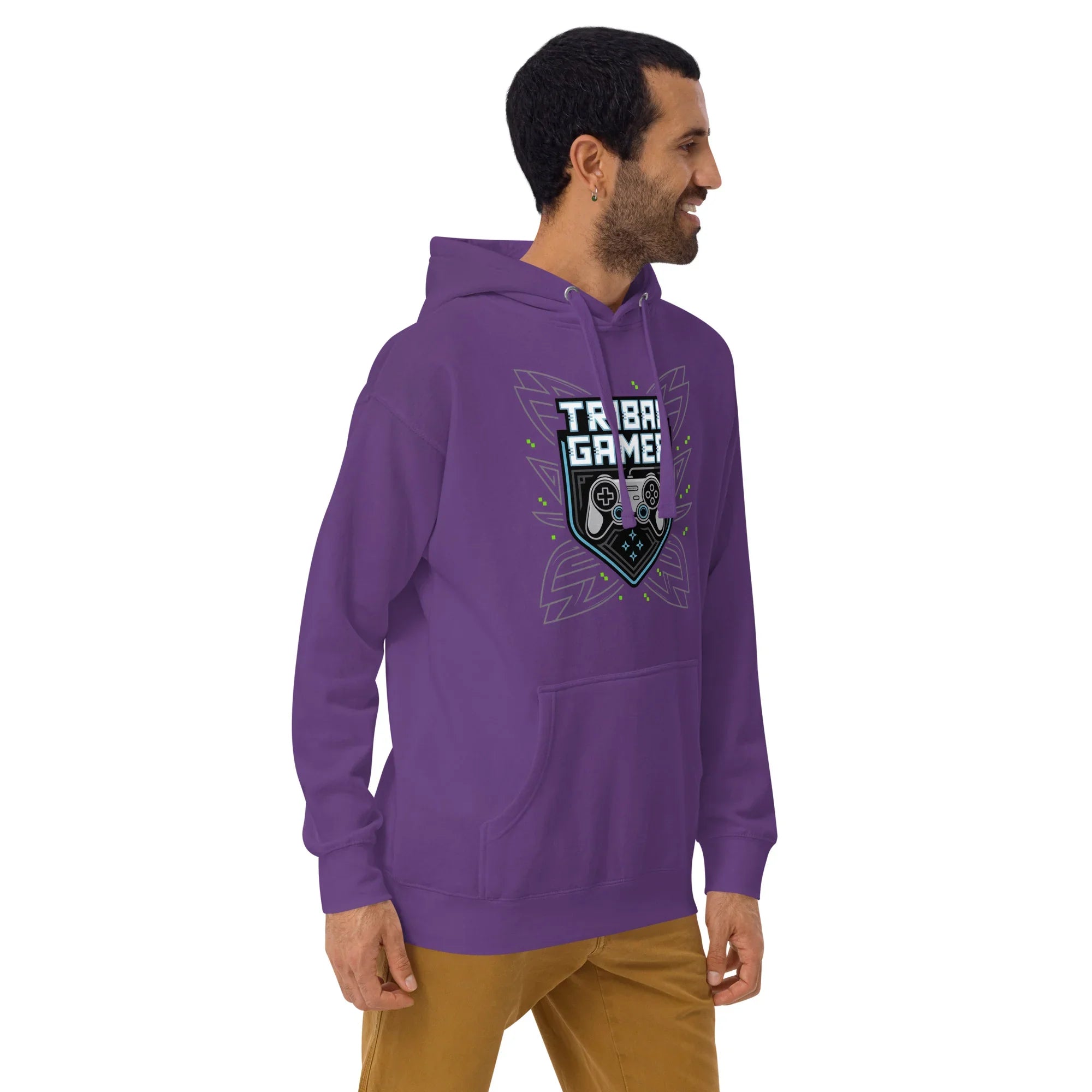 Tribal Gamer Hoodie – Esports Gaming Hoodie with Controller Crest Design - RaZits