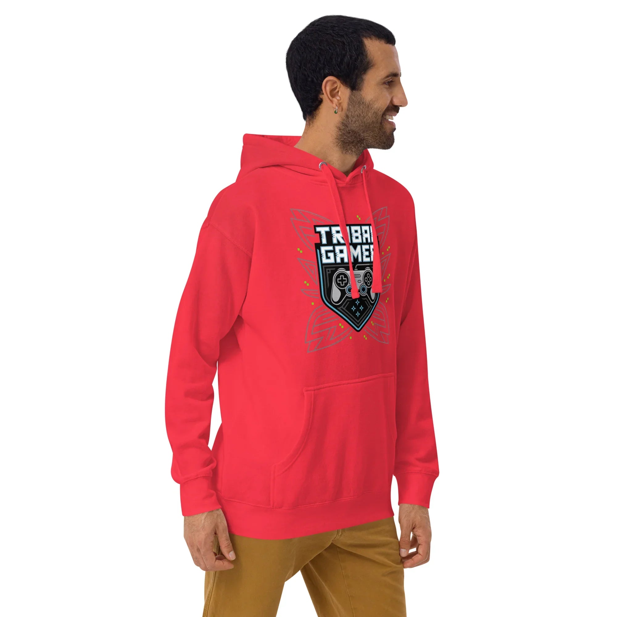Tribal Gamer Hoodie – Esports Gaming Hoodie with Controller Crest Design - RaZits