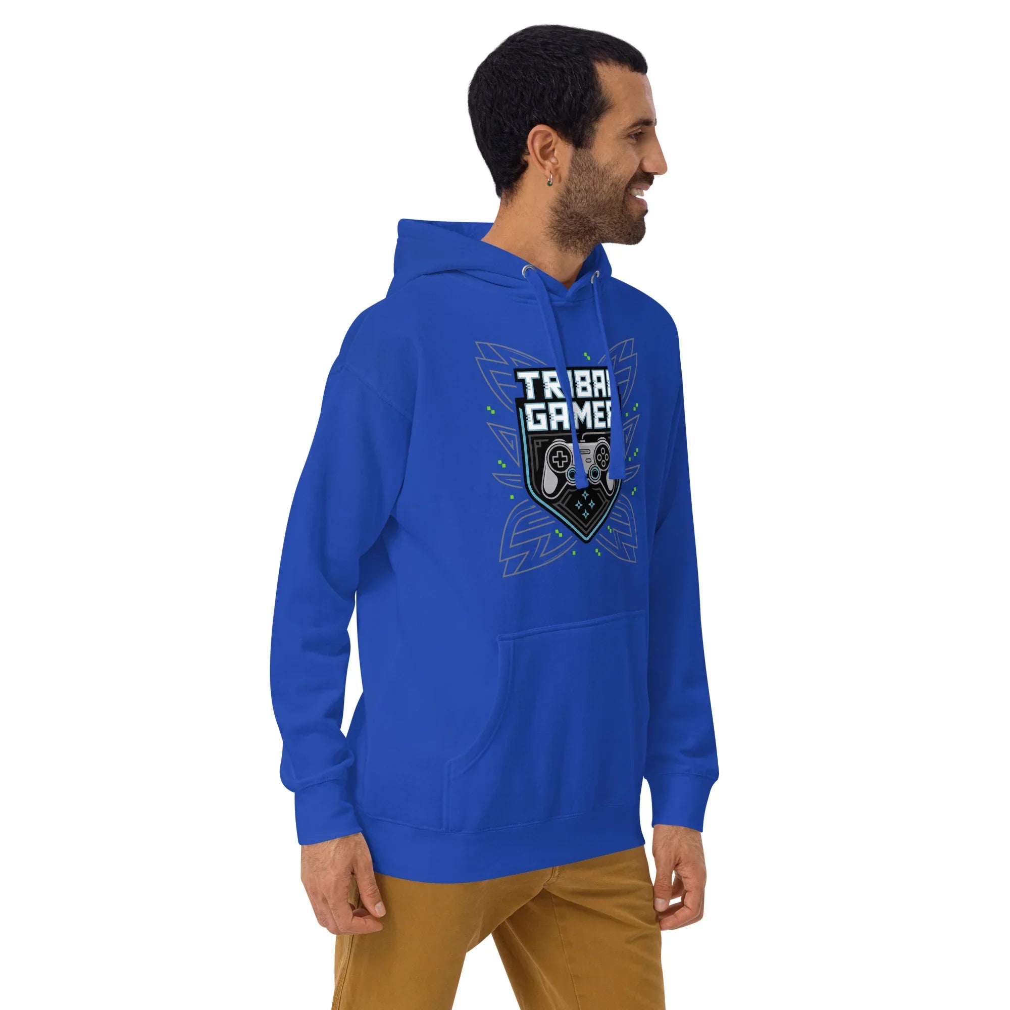 Tribal Gamer Hoodie – Esports Gaming Hoodie with Controller Crest Design - RaZits