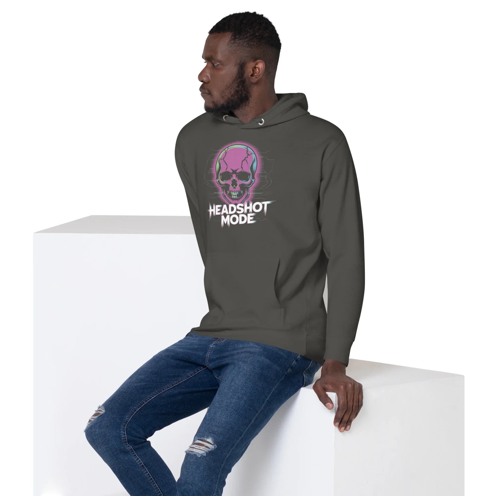 Cyberpunk Hoodie – Neon Skull Gaming Hoodie for Esports Players - RaZits