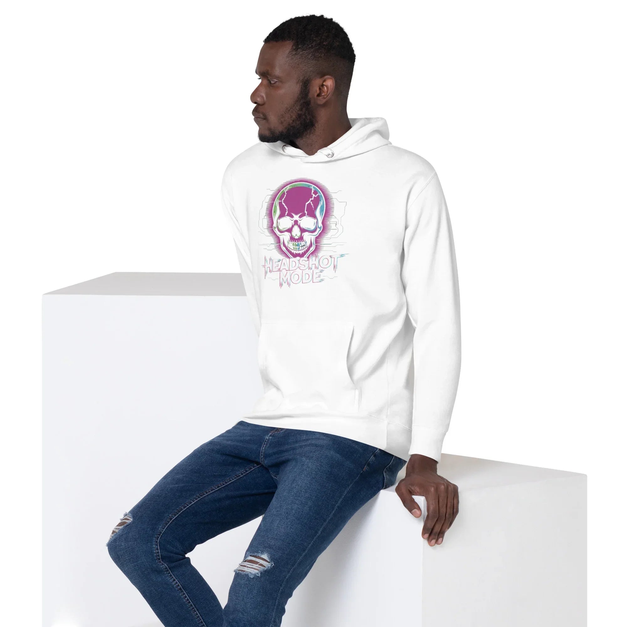 Cyberpunk Hoodie – Neon Skull Gaming Hoodie for Esports Players - RaZits