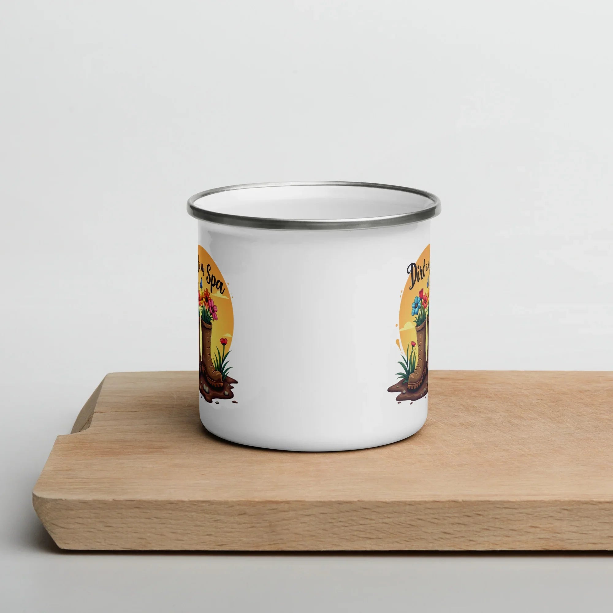 Dirt is My Spa Enamel Mug - RaZits