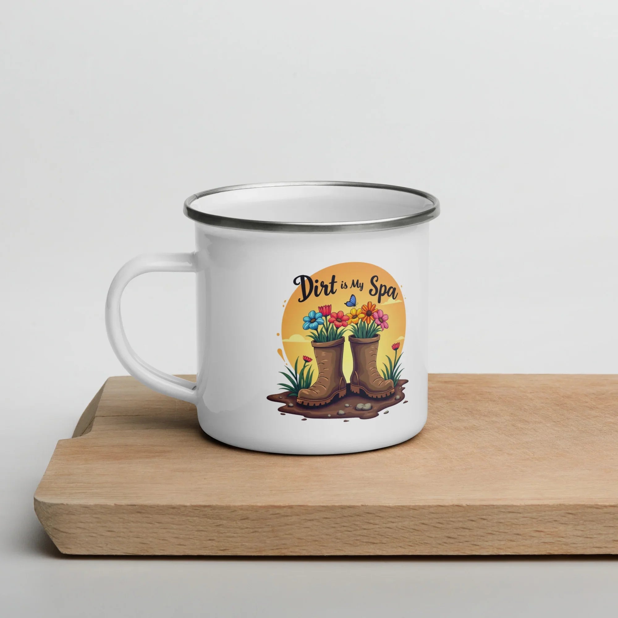 Dirt is My Spa Enamel Mug - RaZits