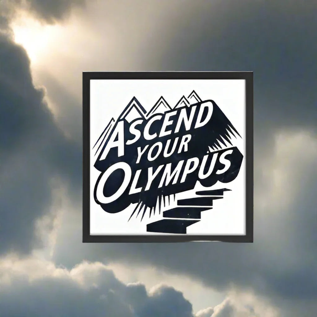 Ascend Your Olympus - Vintage Design Wall Art - RaZits