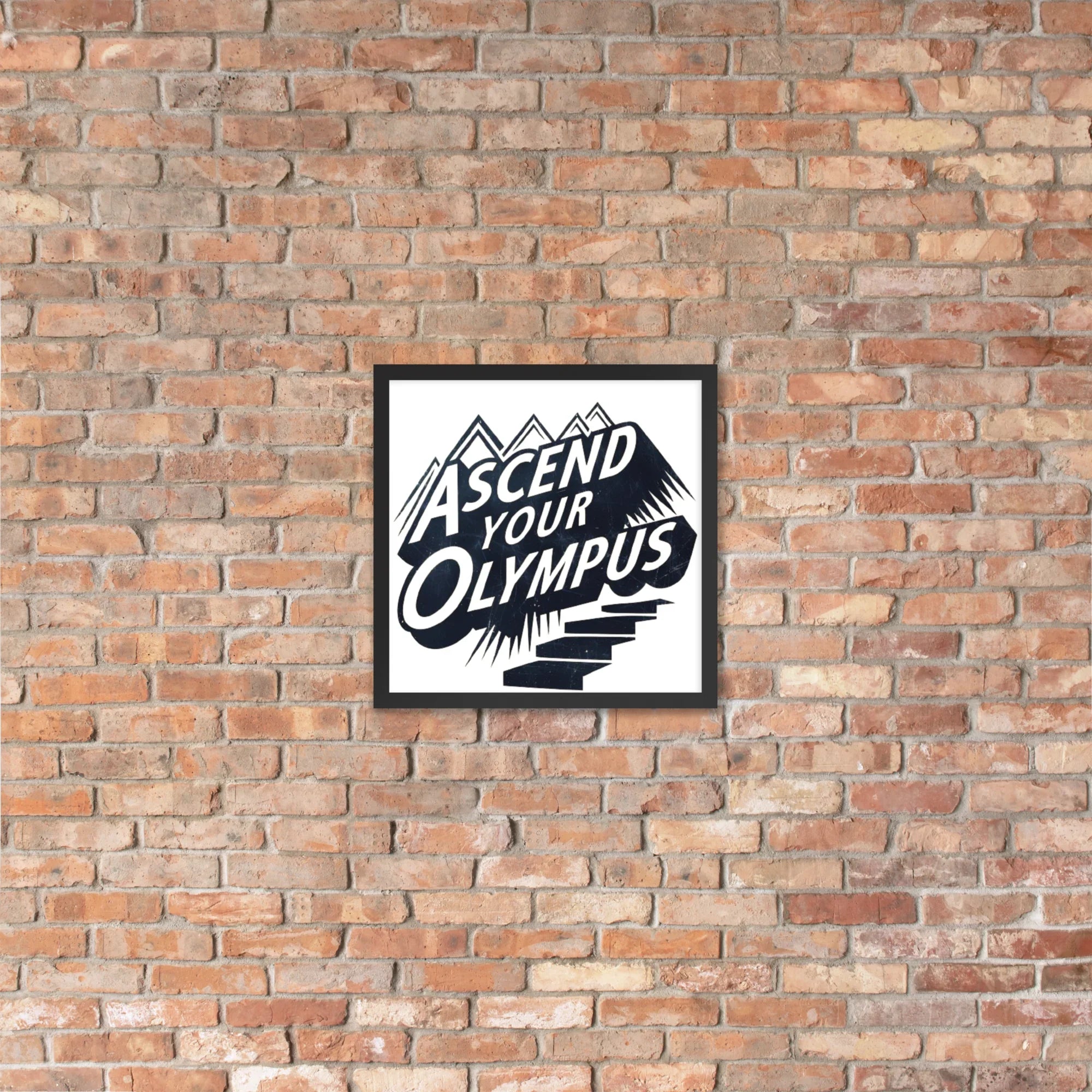 Ascend Your Olympus - Vintage Design Wall Art - RaZits