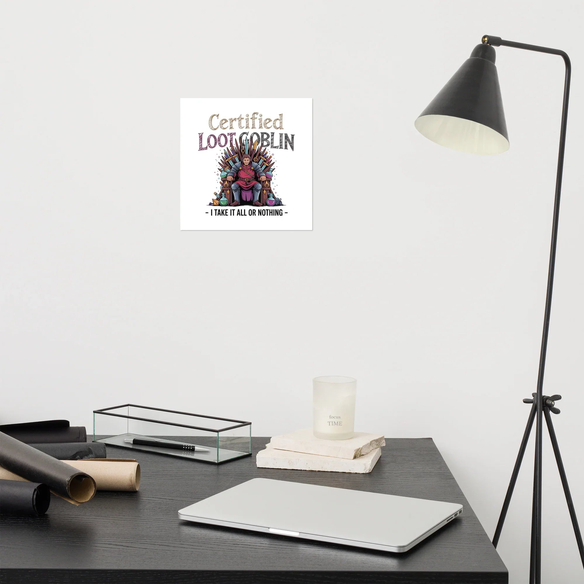 Certified Loot Goblin Poster – Funny RPG Gamer Art - RaZits