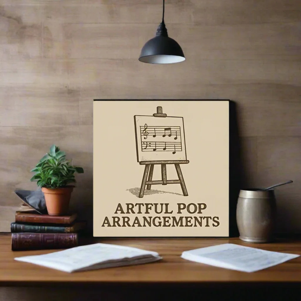 Artful Pop Arrangements Poster – Classical Sheet on Canvas - RaZits