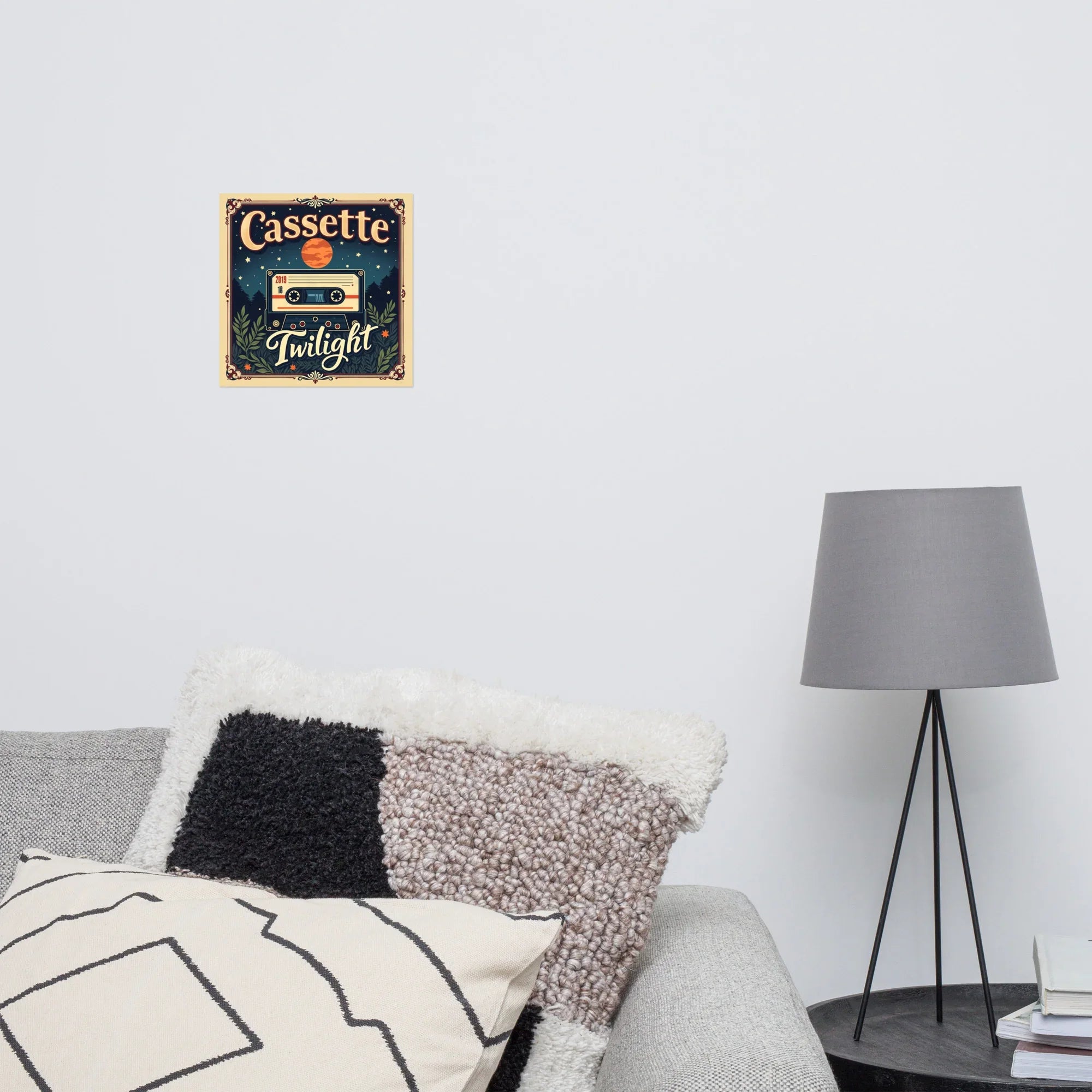 Cassette Twilight Poster – Retro Sunset Tape Aesthetic - RaZits
