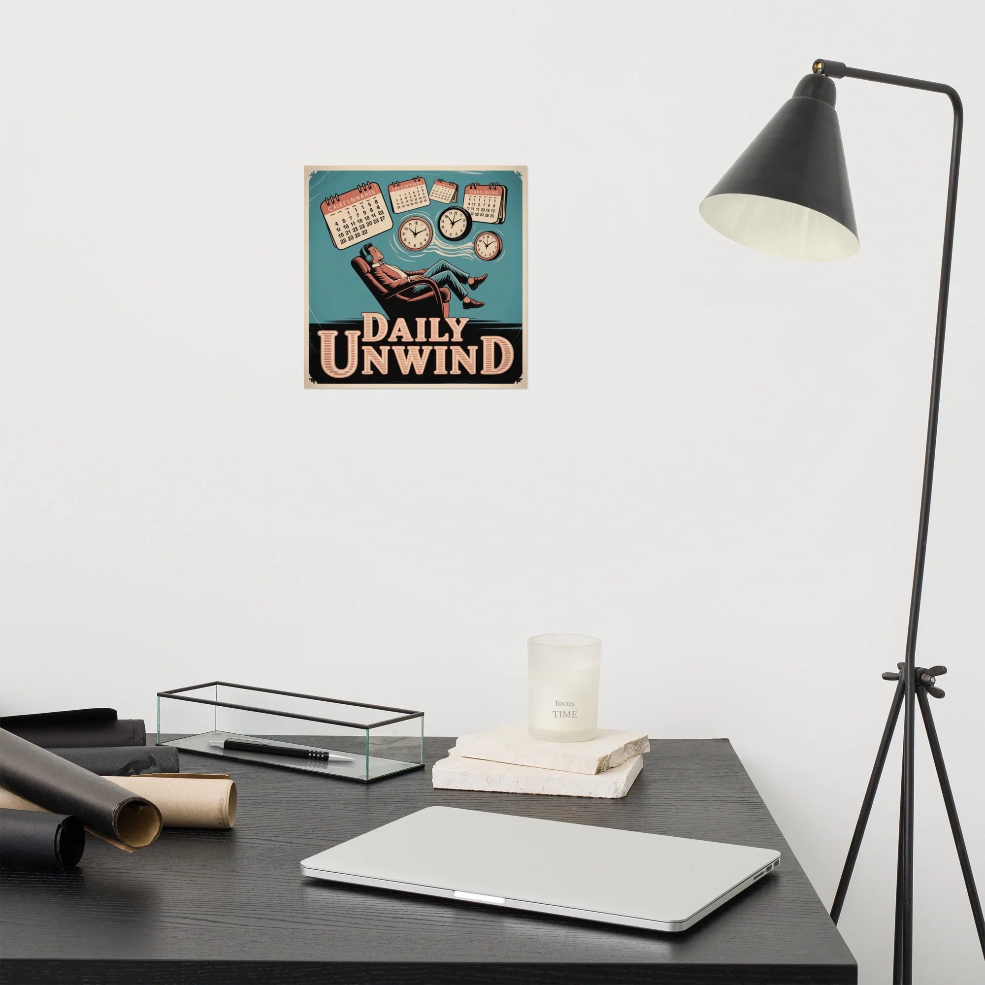 Daily Unwind Poster – Lo-Fi Relaxation & Chill Decor - RaZits