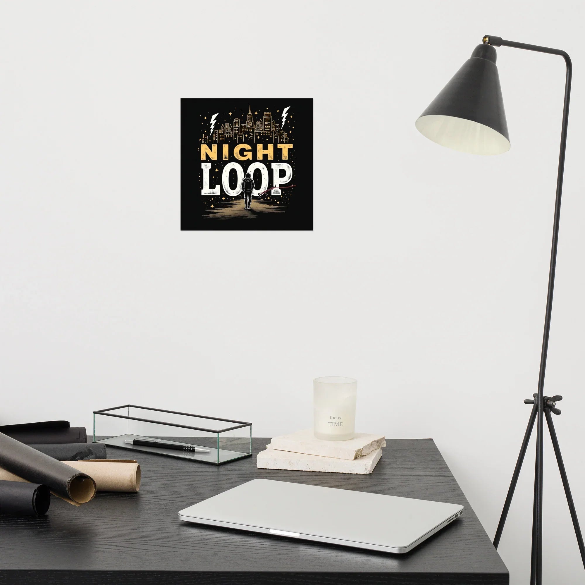 Night Loop Poster – Urban Lo-Fi Mood - RaZits