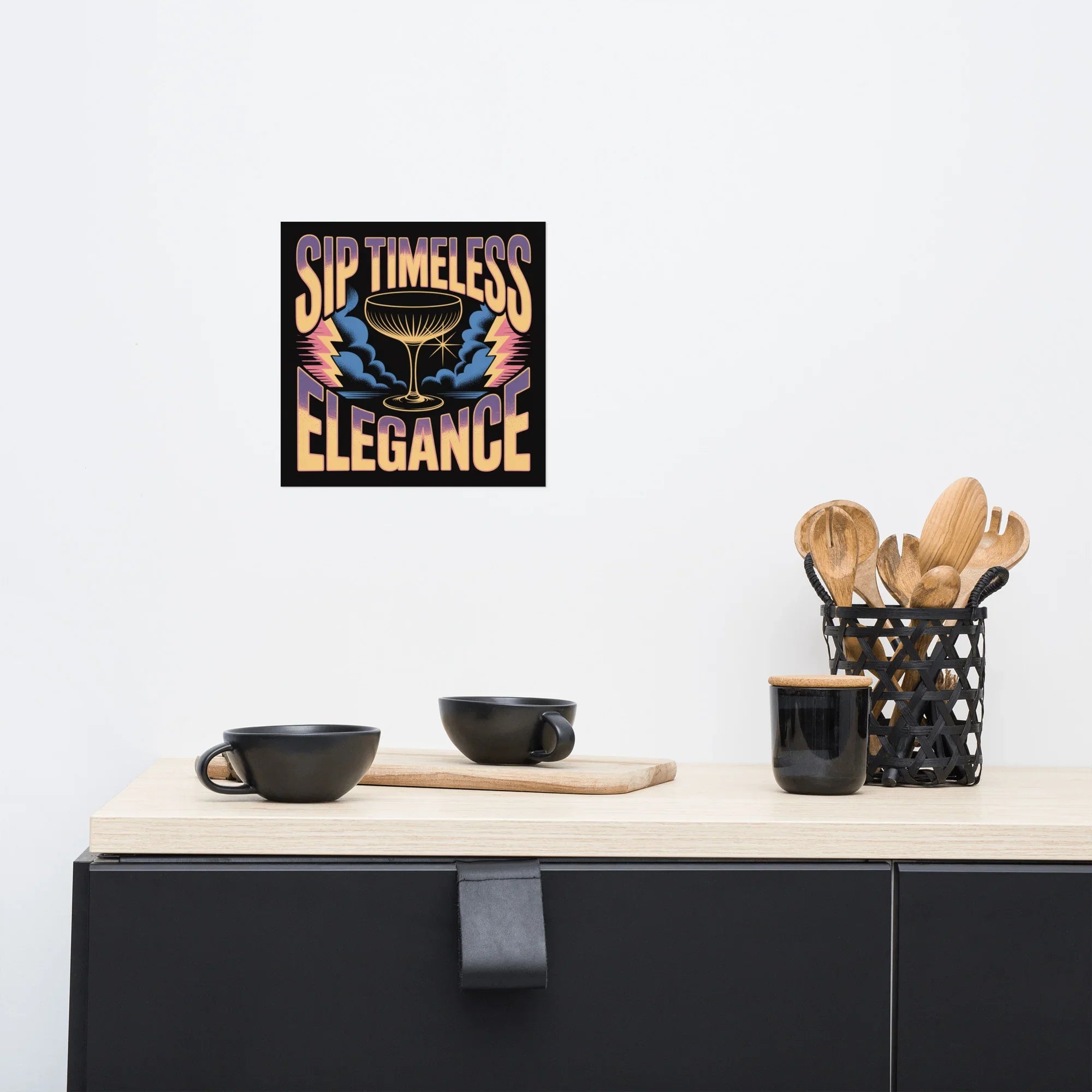 Sip Timeless Elegance – Art Deco Poster - RaZits