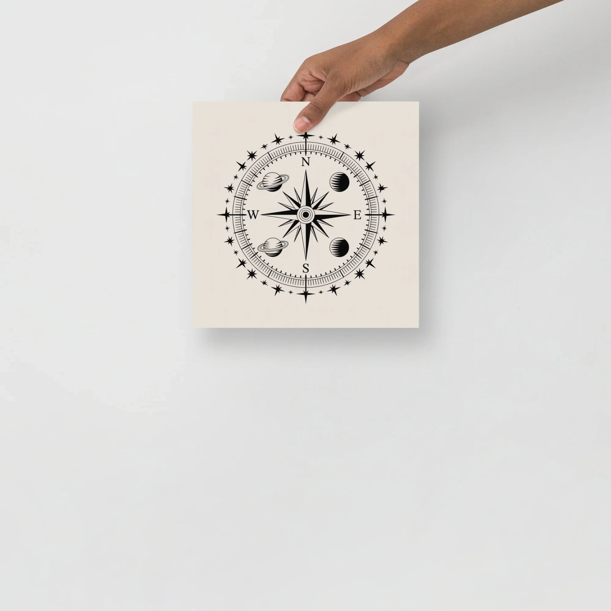 Celestial Compass Poster – Navigational Astrology Art - RaZits