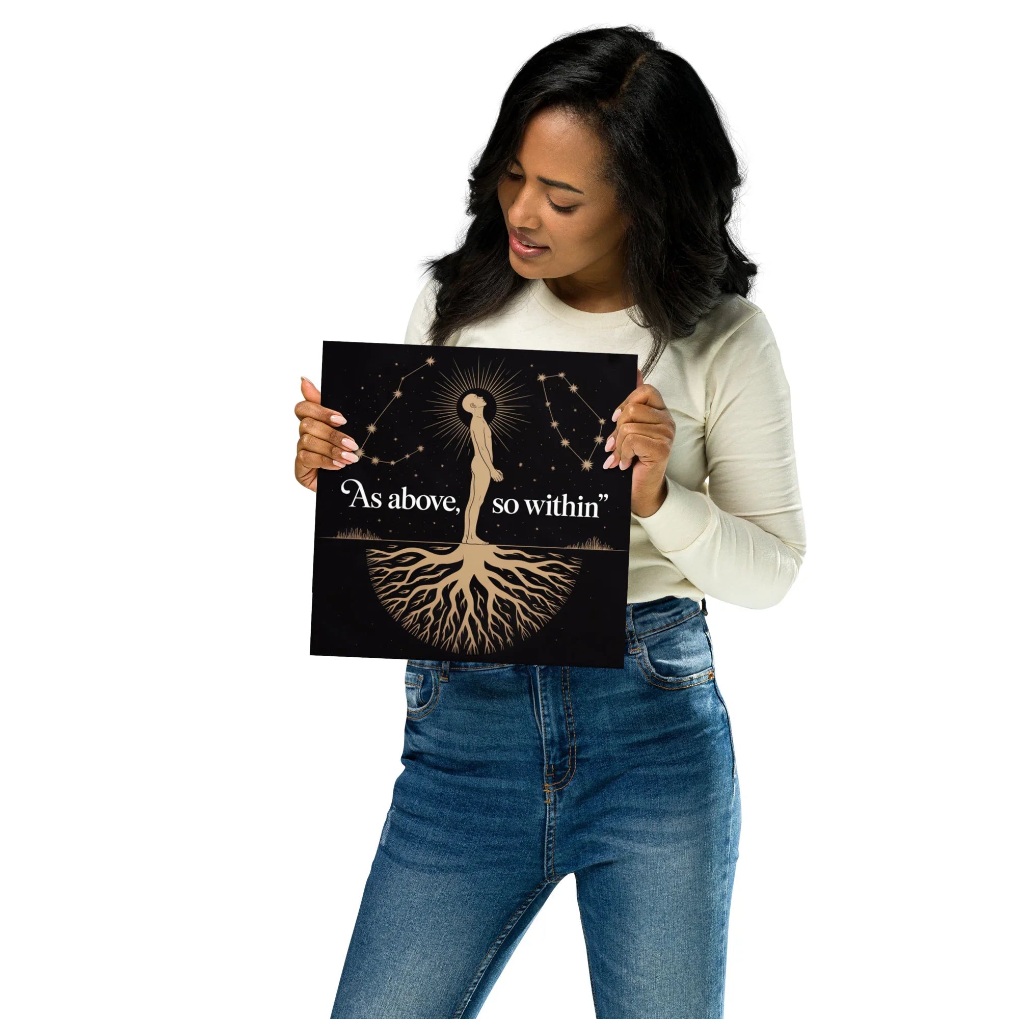 As Above So Within Astrology Art Print - RaZits