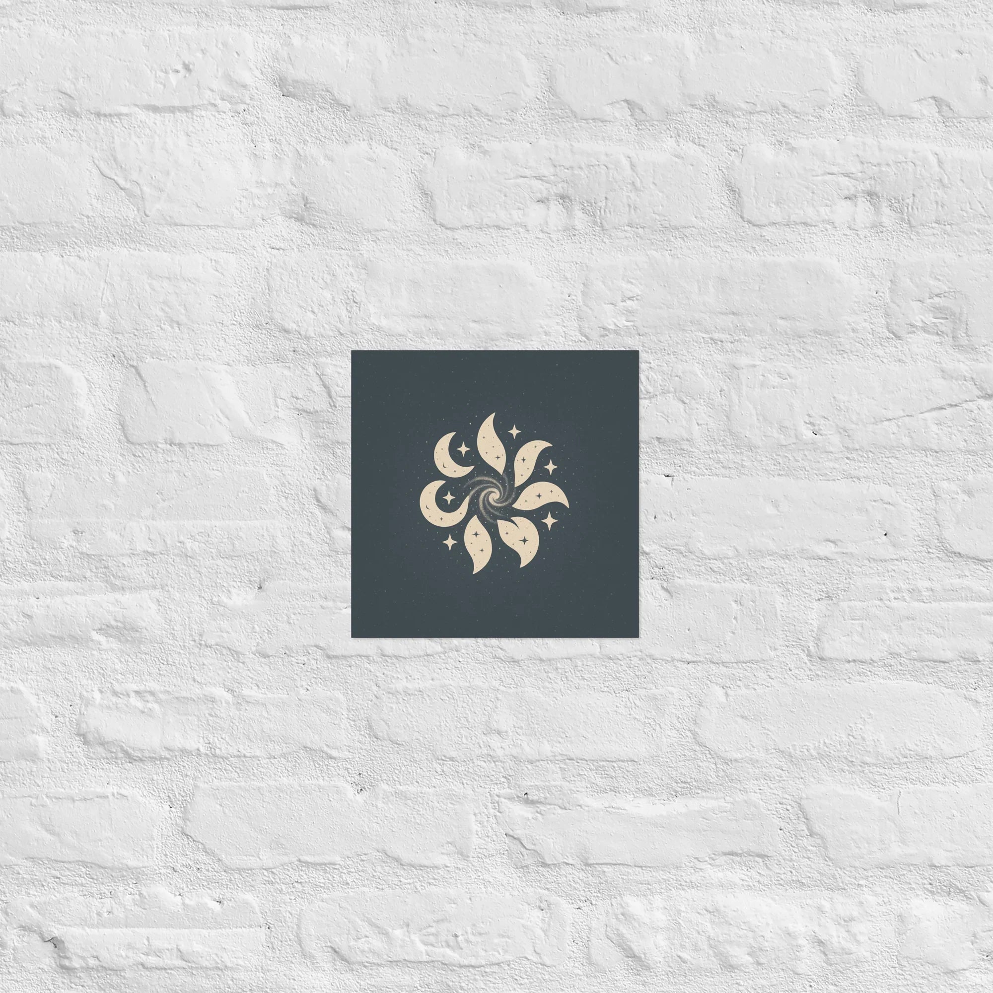 Celestial Spiral – Moon & Stars Pattern - RaZits