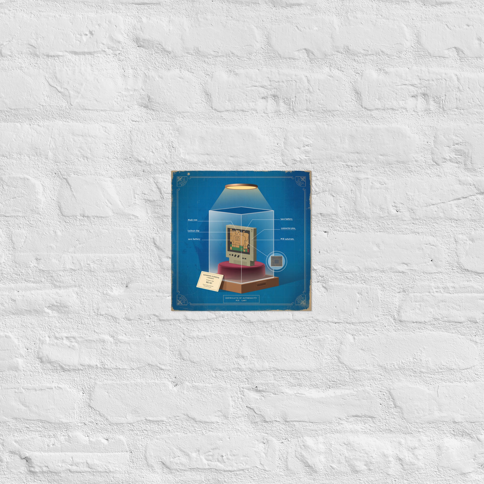 Detail of Cartridge Codex Volume II poster, 10×10 inch