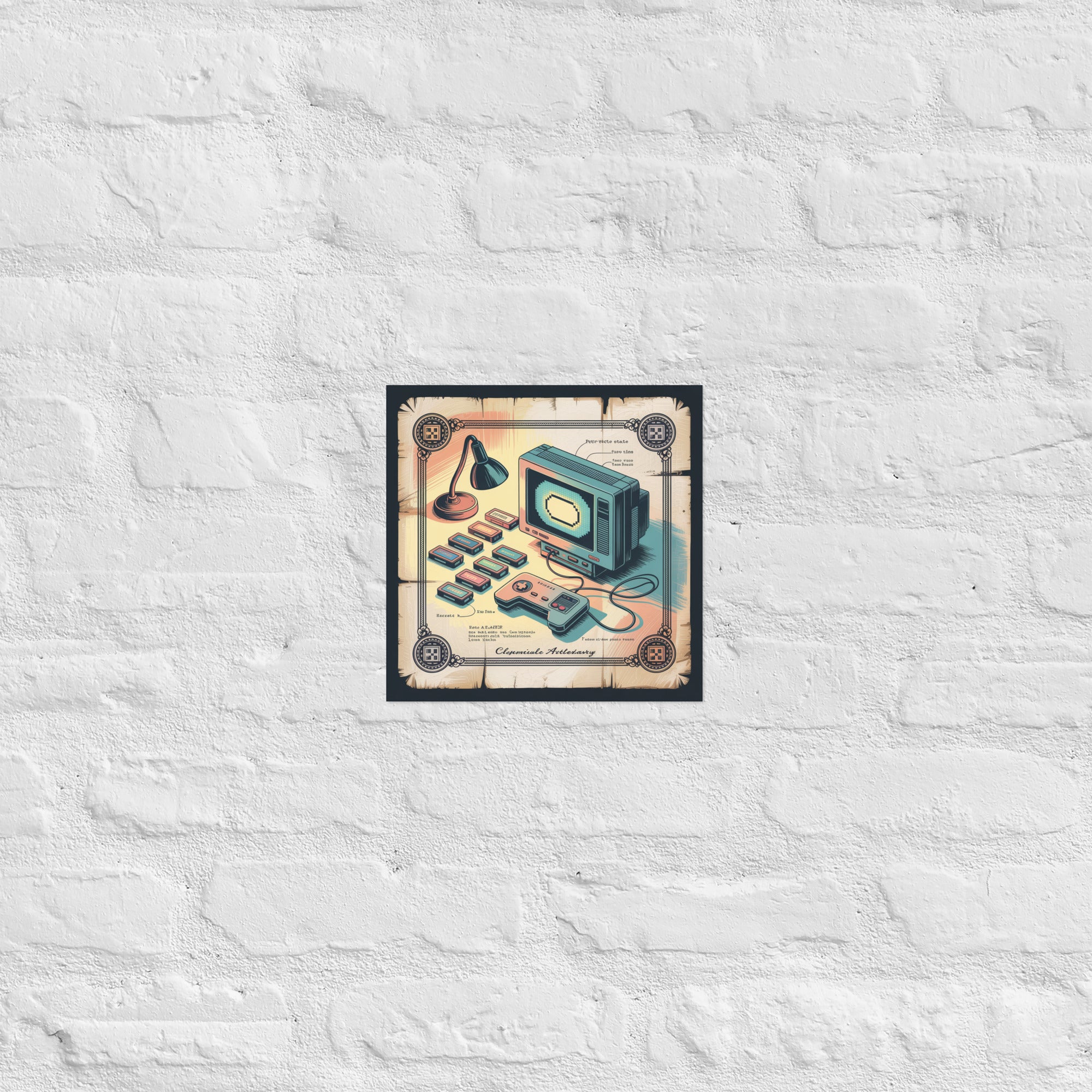 Detail of Certificate of the Devoted poster, 10×10 inch