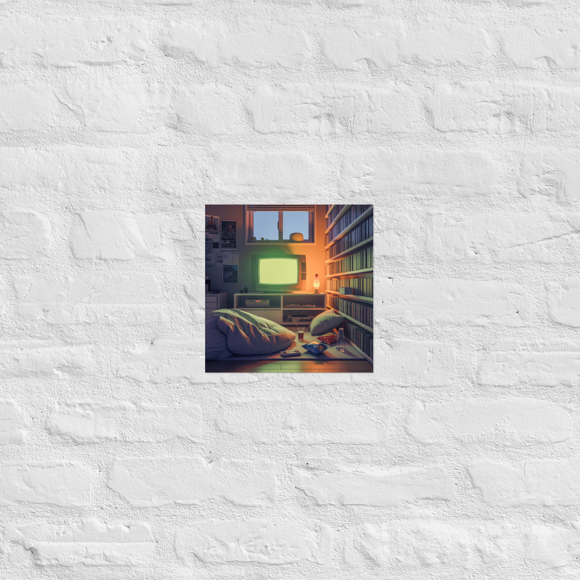 Detail of Room That Raised Me poster, 10×10 inch
