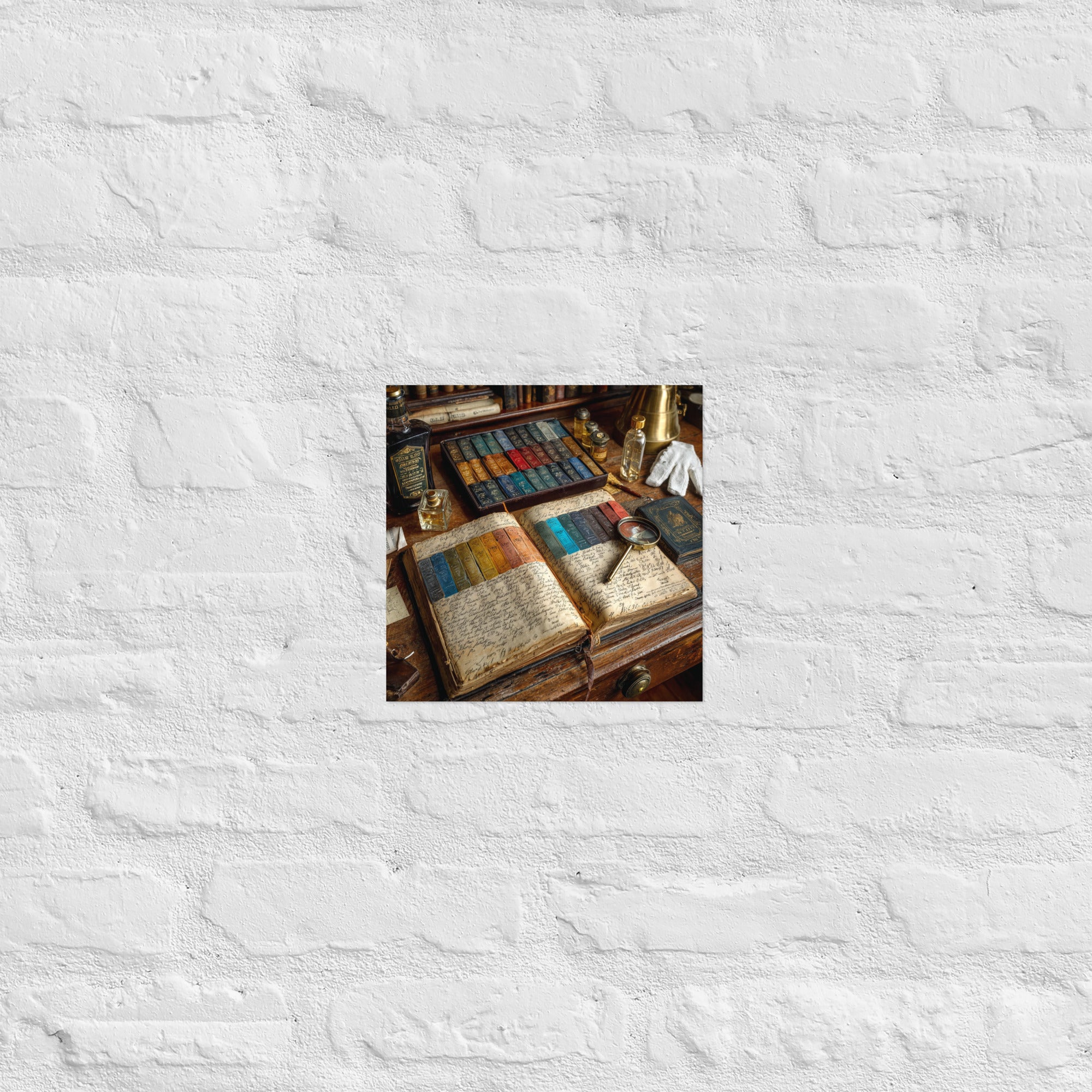 Detail of Provenance Ledger premium gaming print, 10×10 inch size
