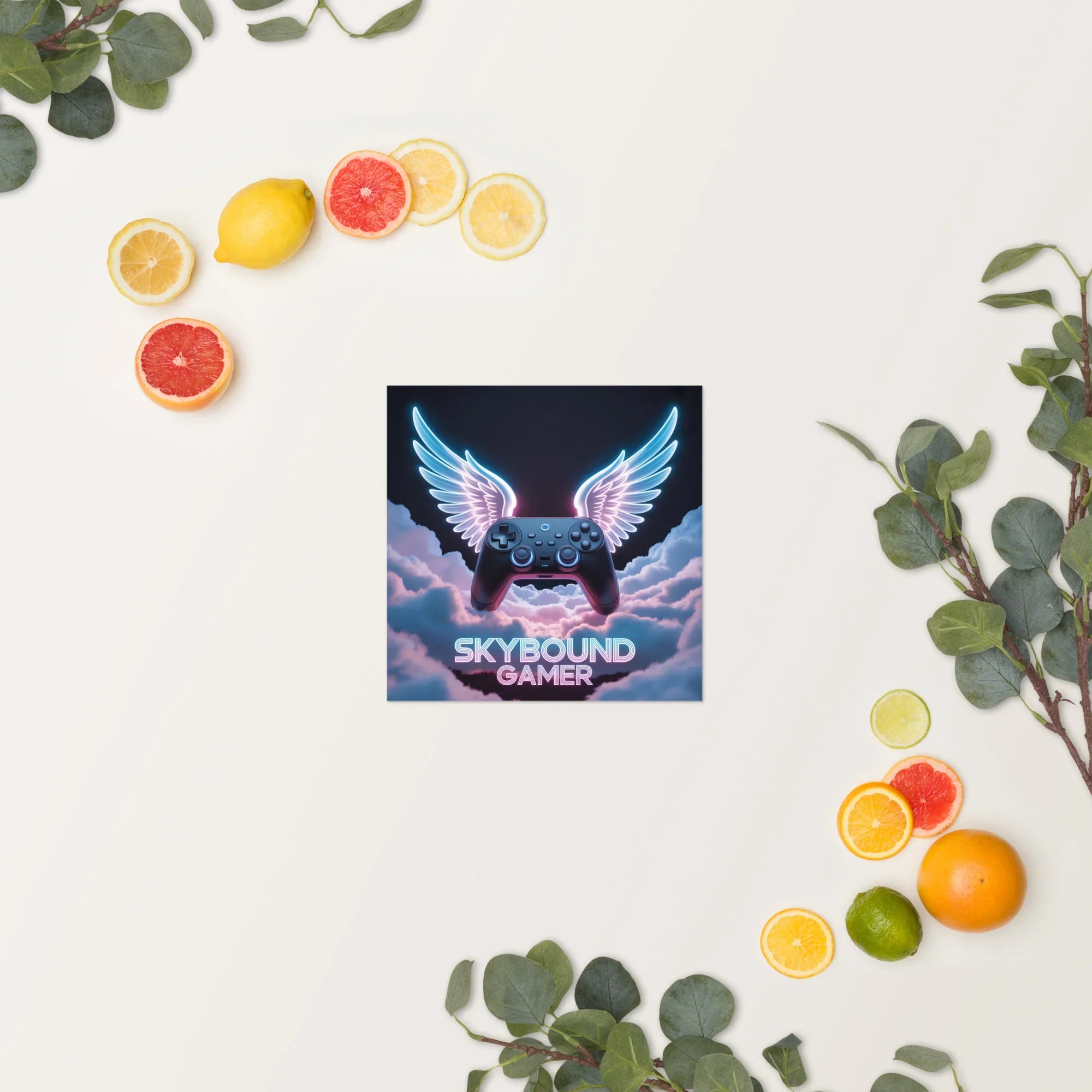 Skybound Gamer Poster – Gaming Wall Art for Gamers - RaZits