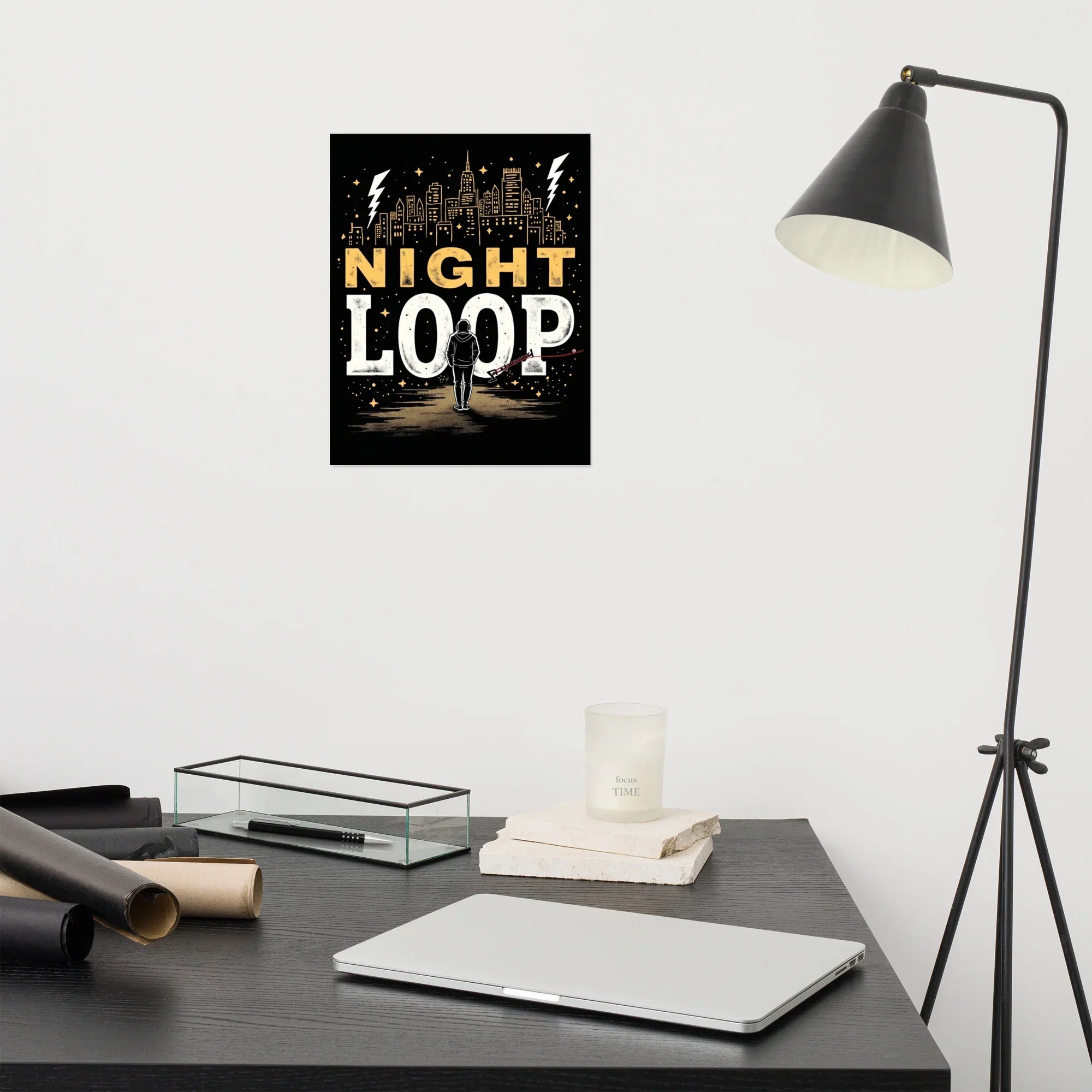 Night Loop Poster – Urban Lo-Fi Mood - RaZits