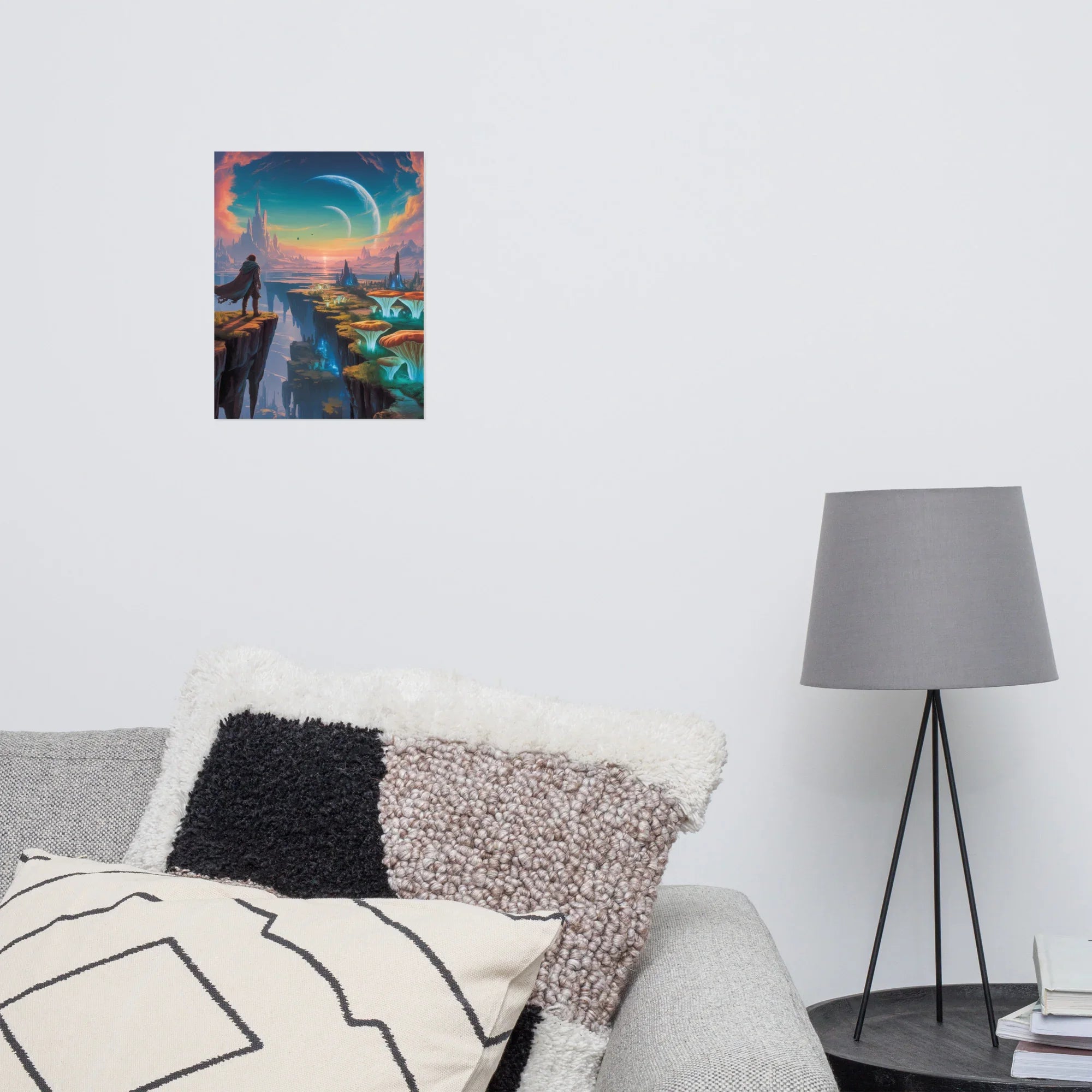 Echoes of Etherea – Fantasy Sci-Fi Adventure Gaming Wall Art - RaZits