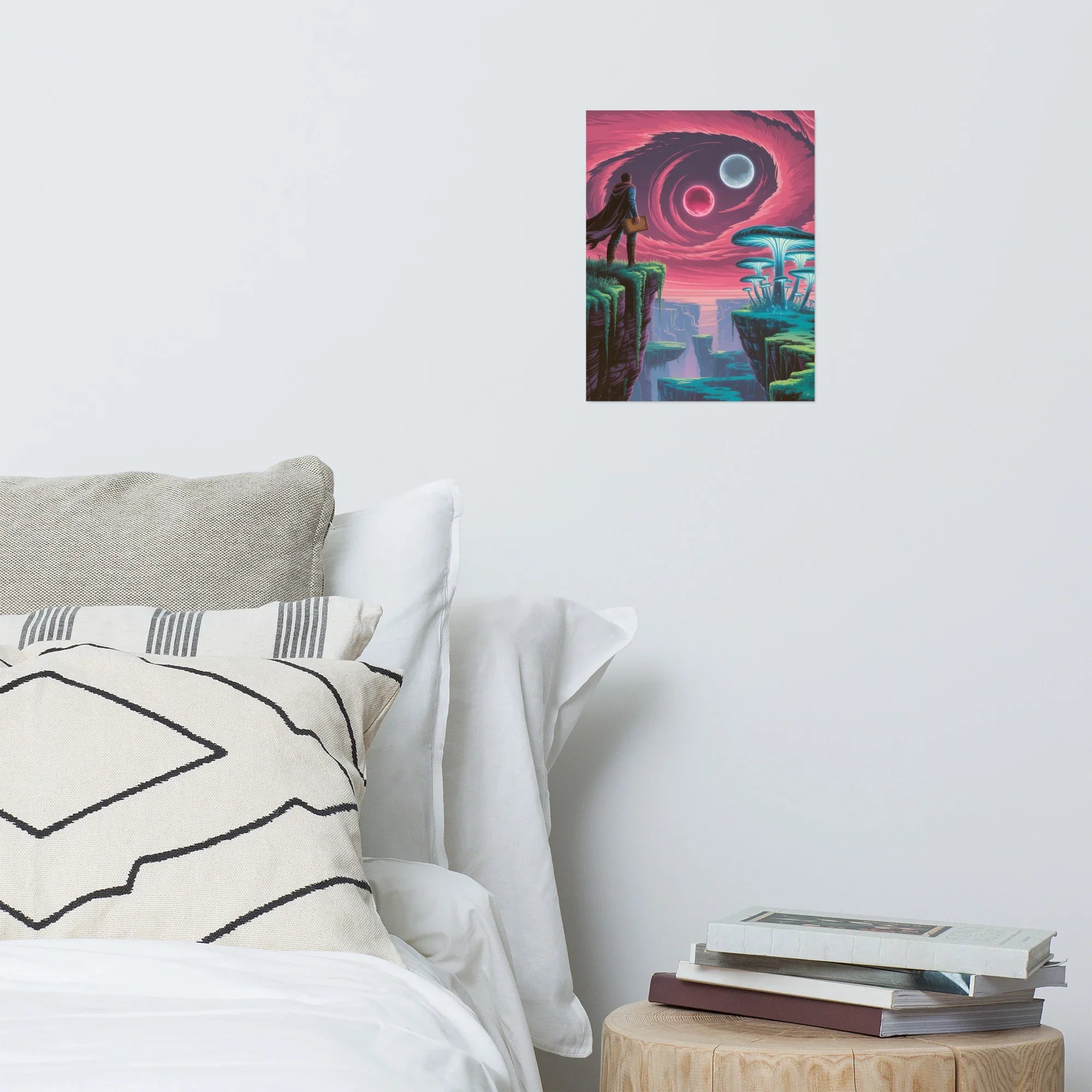 Celestial Explorer Fantasy Landscape Poster - RaZits