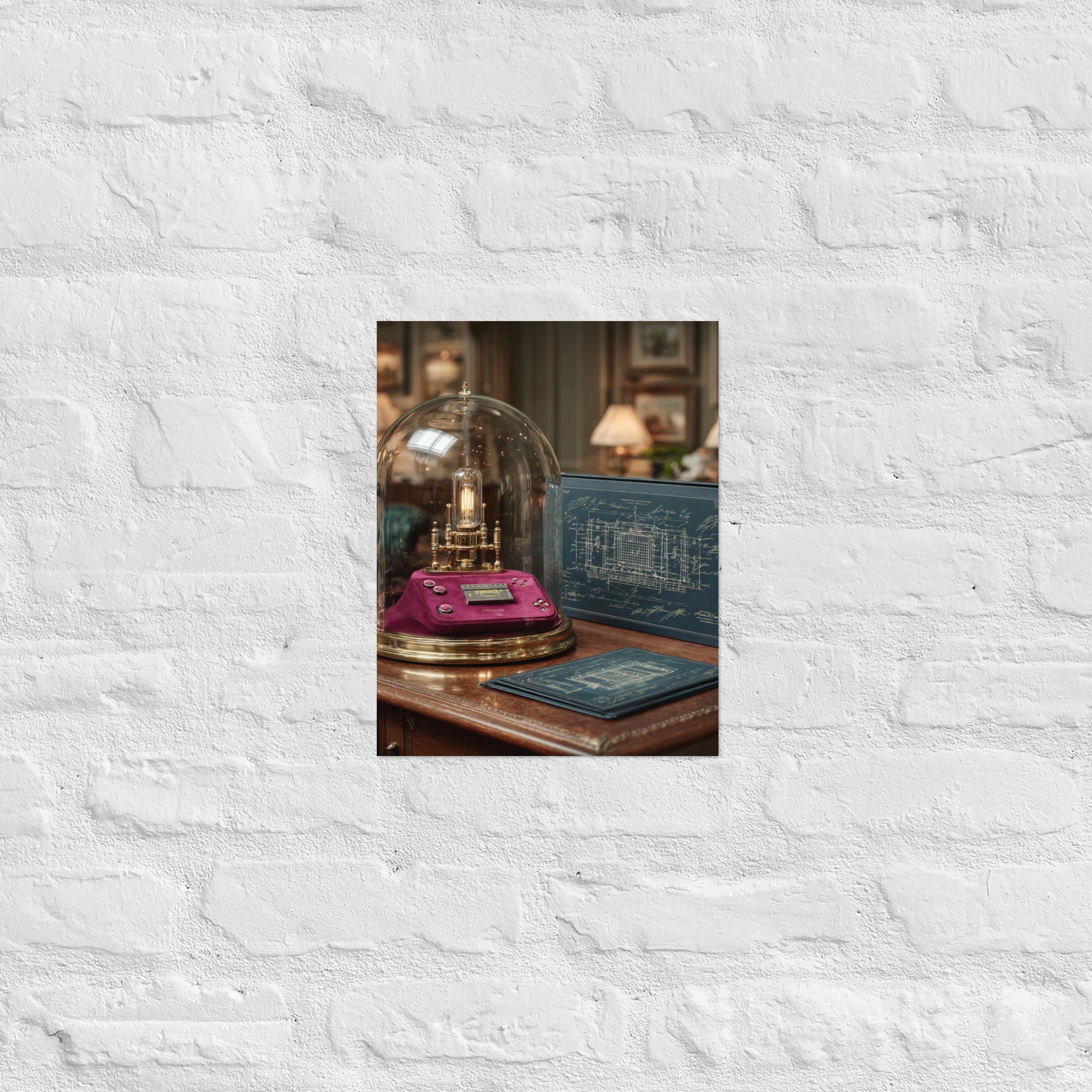 Curated premium gaming gallery wall art with archive-style print, 11×14 inch size