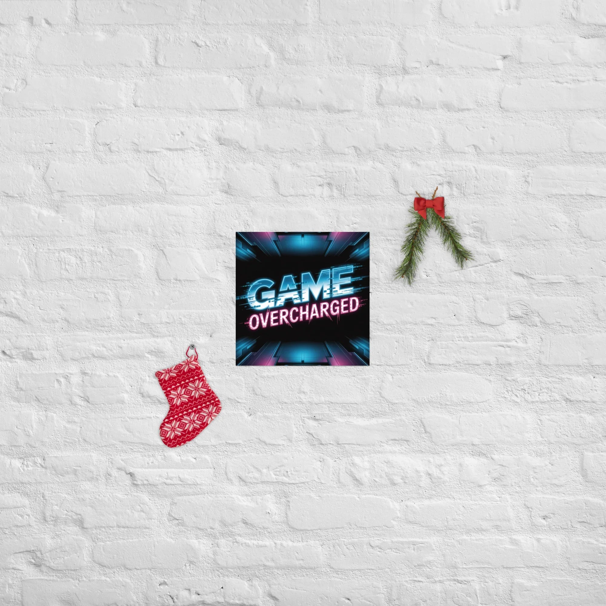 Cyberpunk Gaming Poster – Futuristic Art Print & Neon City Wall Decor for Gamers - RaZits