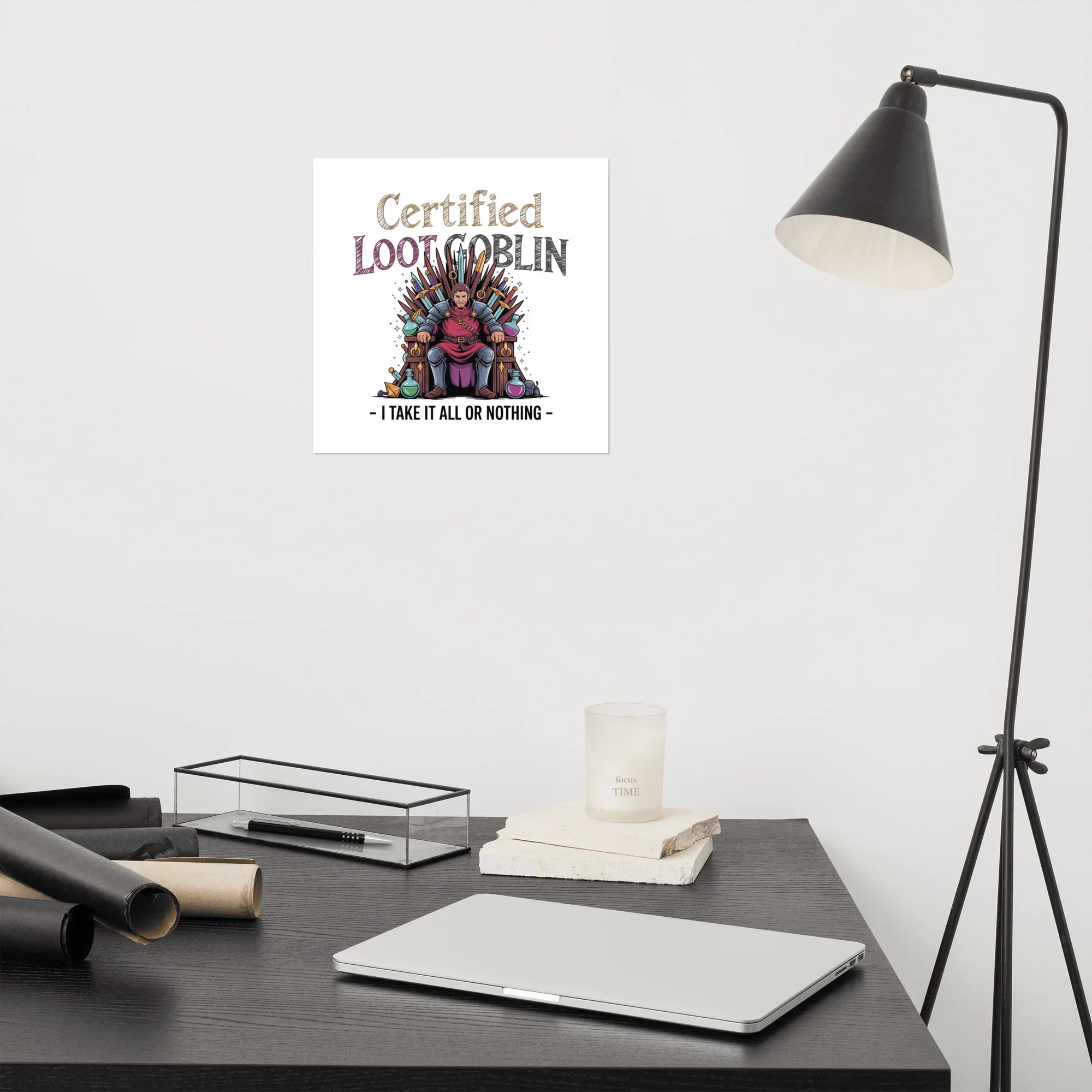 Certified Loot Goblin Poster – Funny RPG Gamer Art - RaZits