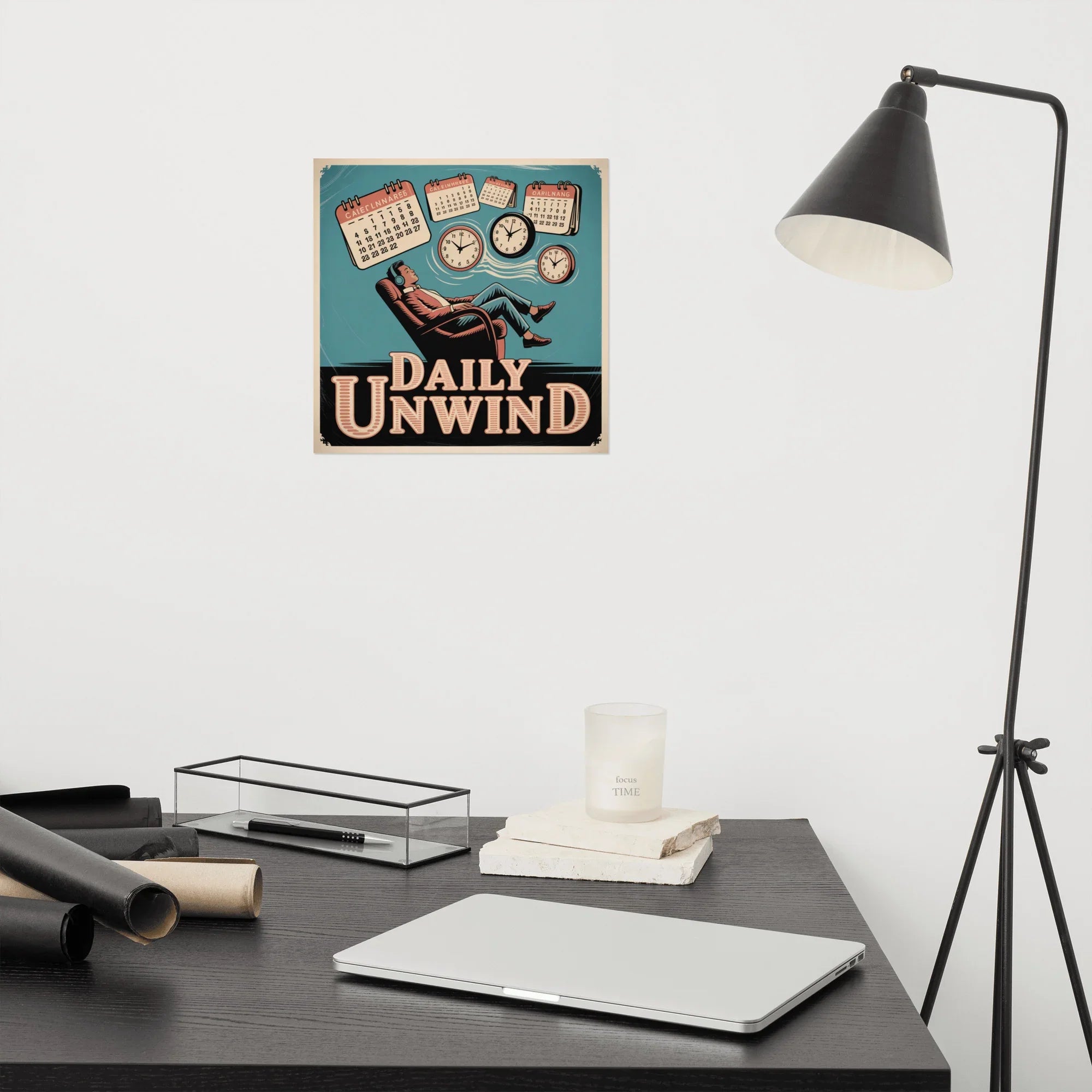 Daily Unwind Poster – Lo-Fi Relaxation & Chill Decor - RaZits