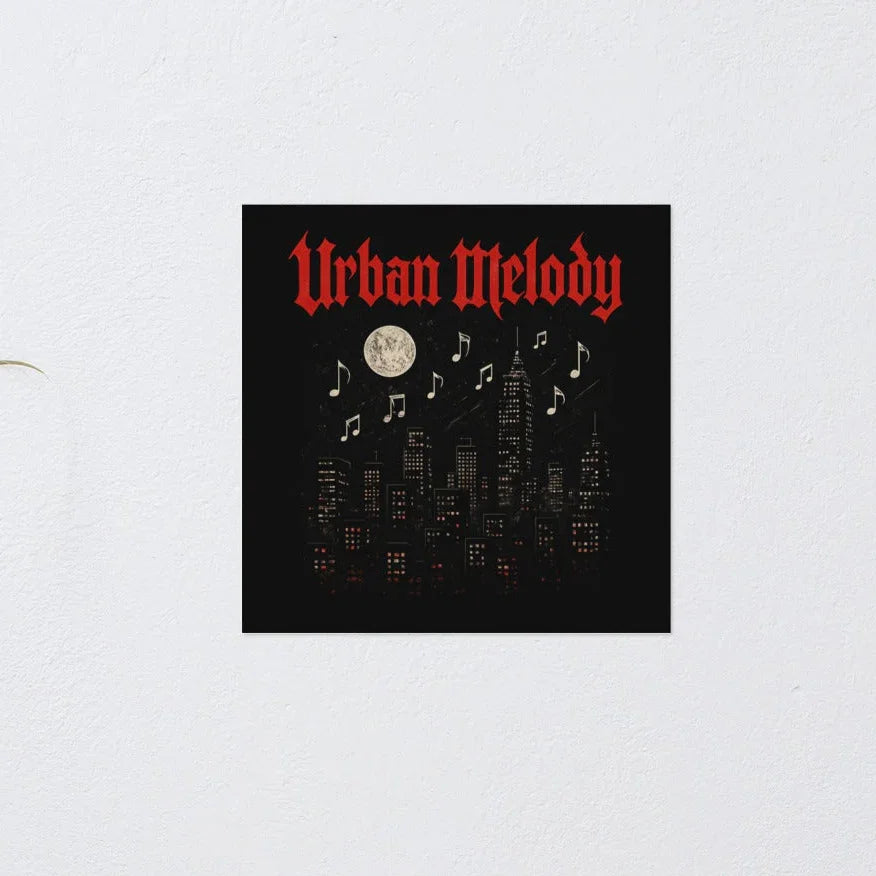 Urban Melody Poster – Night City Music Mood - RaZits