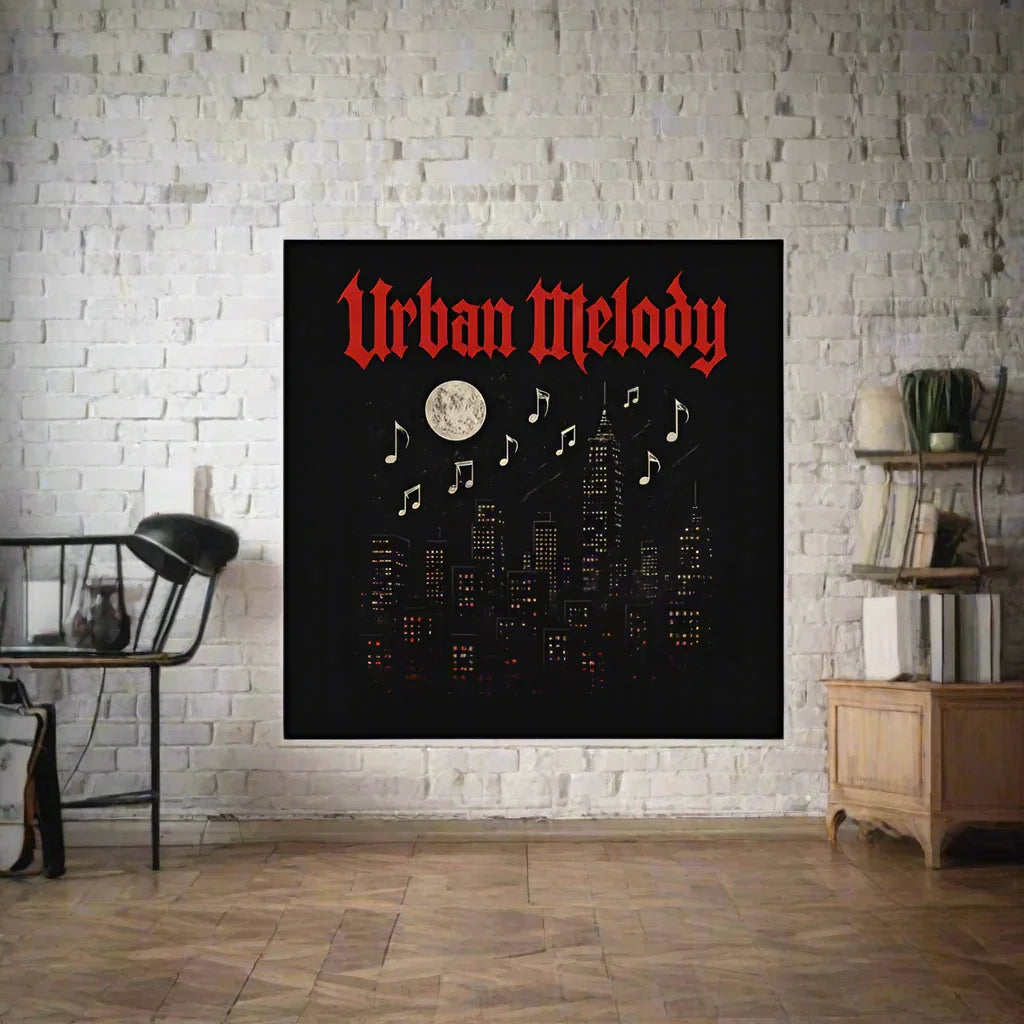 Urban Melody Poster – Night City Music Mood - RaZits