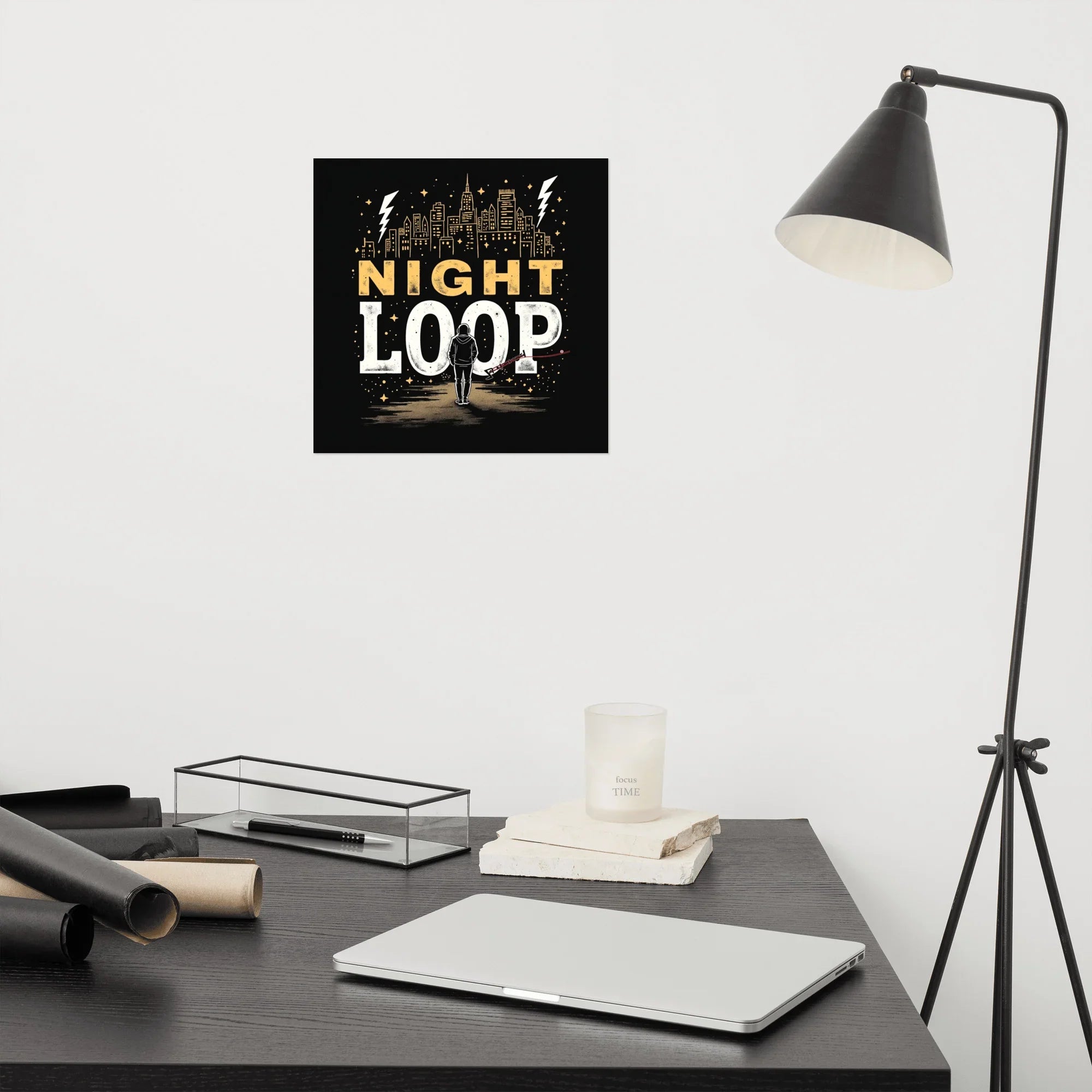 Night Loop Poster – Urban Lo-Fi Mood - RaZits